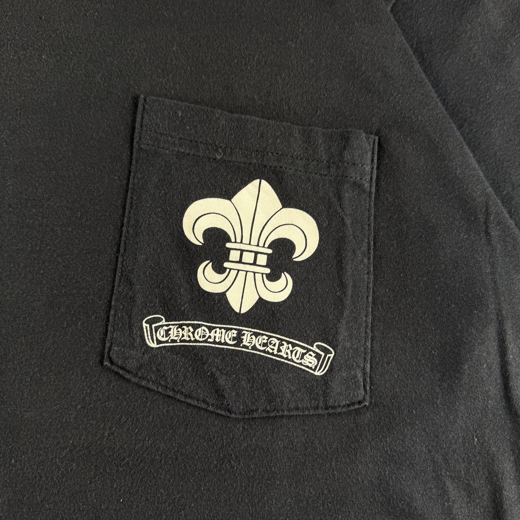 Chrome Hearts Triple Fleur Black Tee (M)