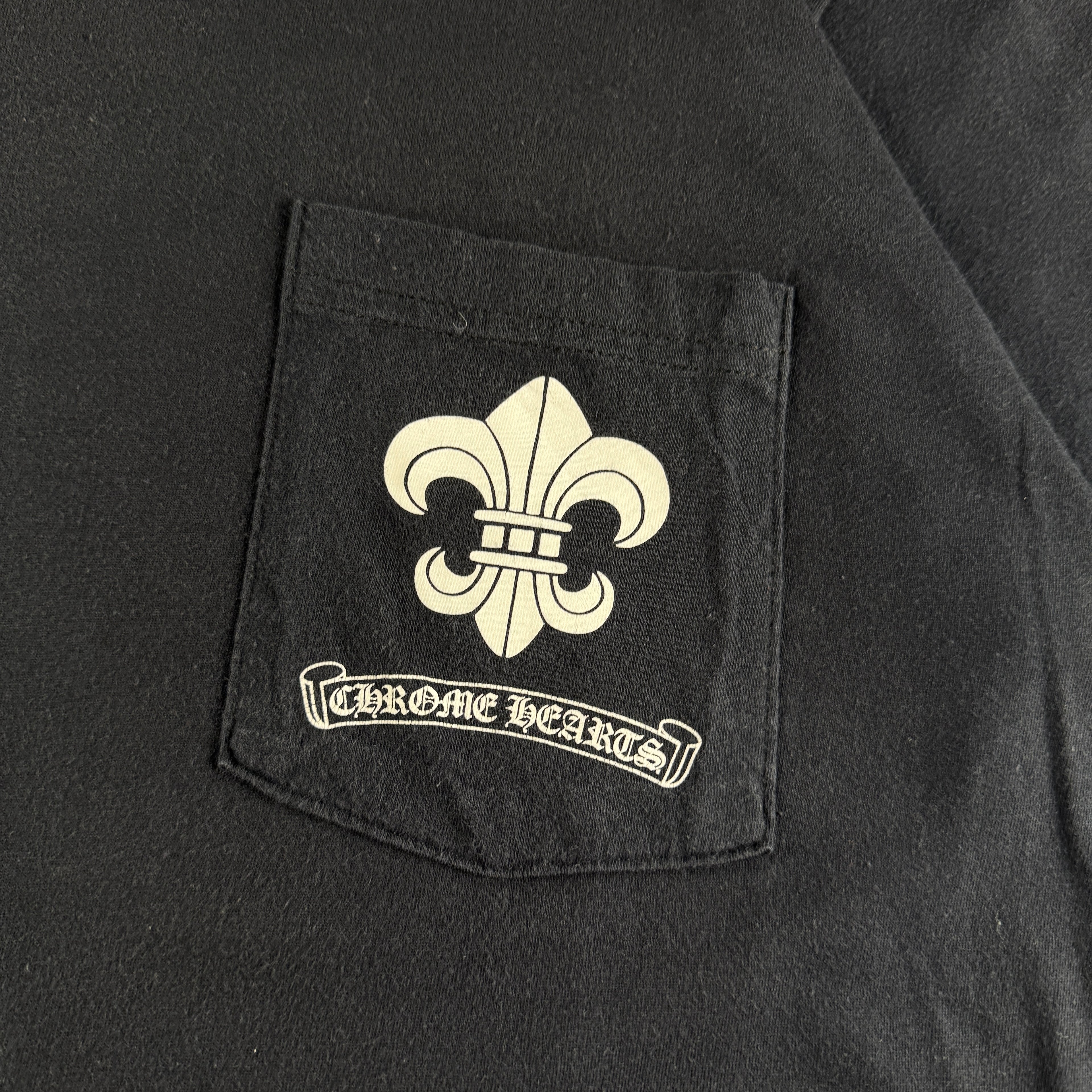 Chrome Hearts Triple Fleur Black Tee (M)