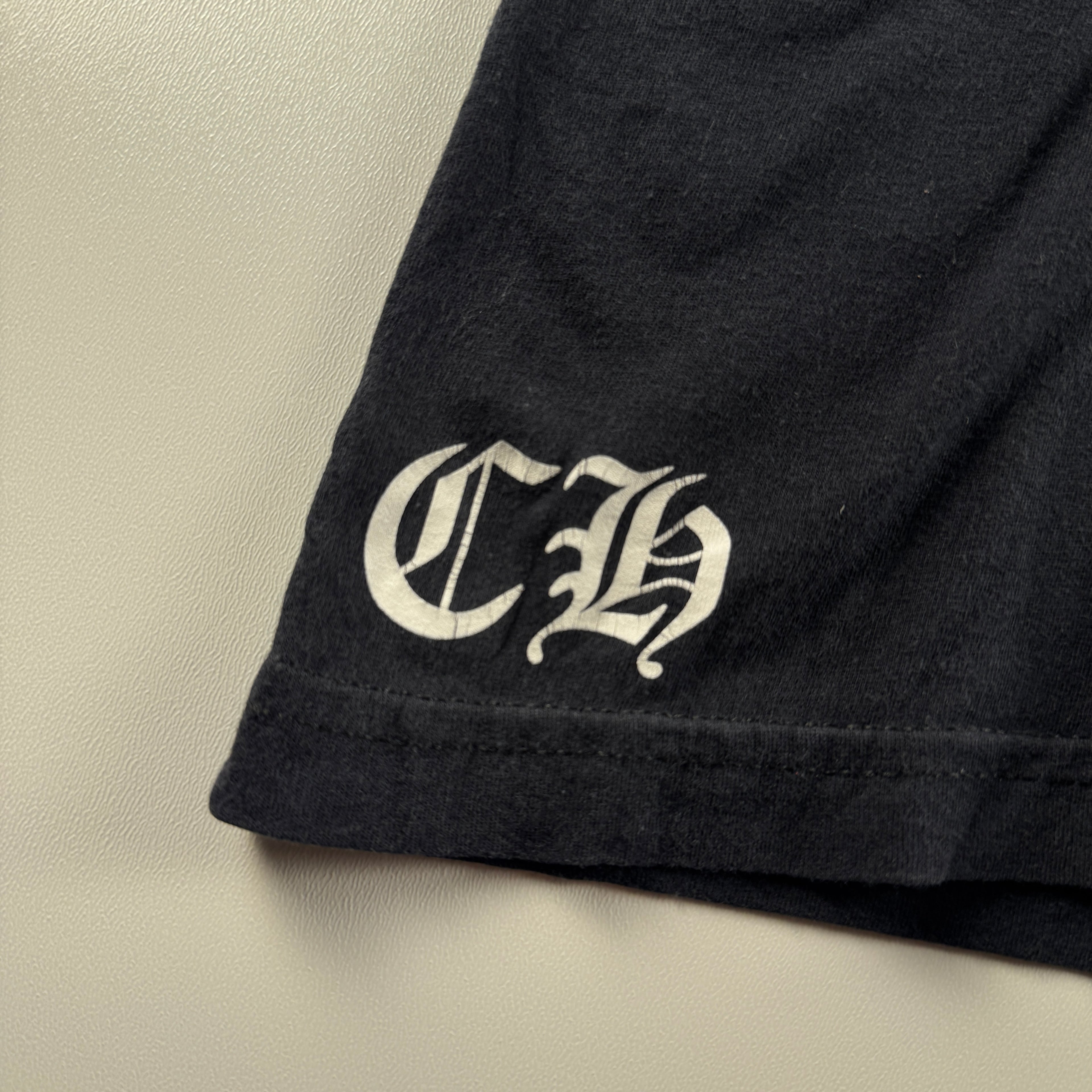 Chrome Hearts Triple Fleur Black Tee (M)