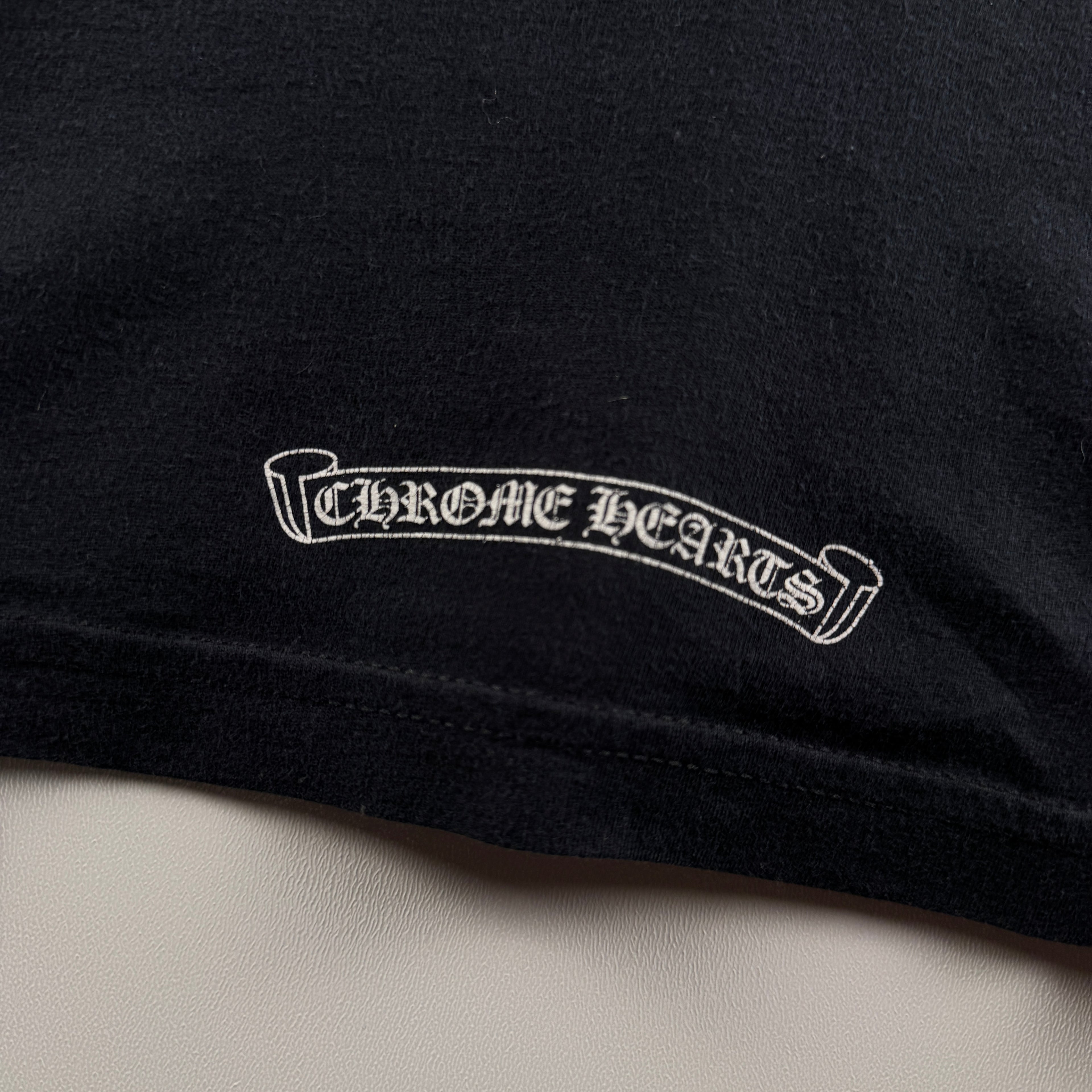 Chrome Hearts Triple Fleur Black Tee (M)