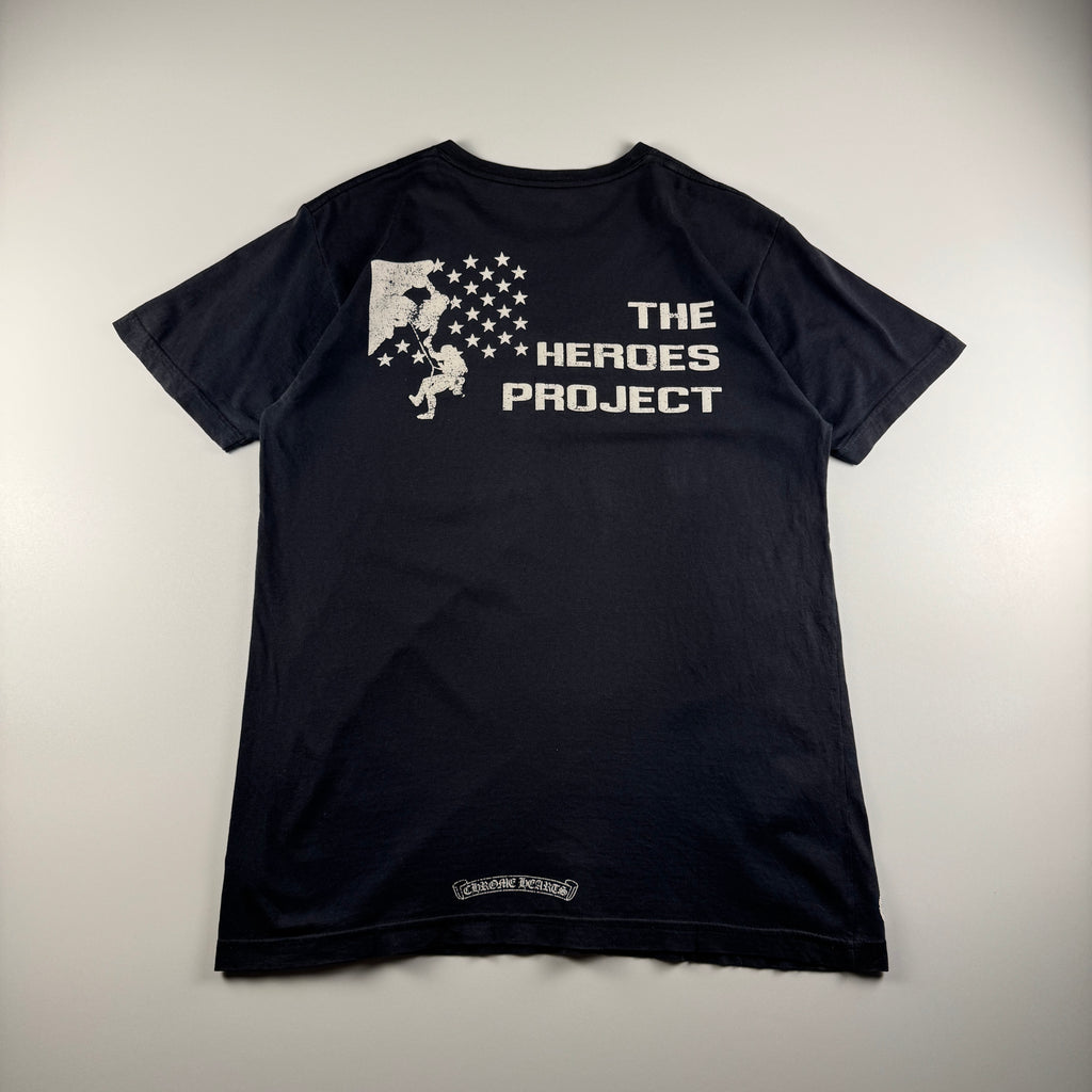 Chrome Hearts The Heroes Project Black Tee (M)