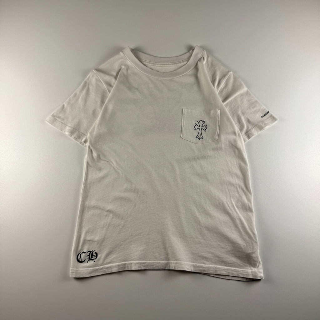 Chrome Hearts Cross Logo White Tee (Kids 12Y)