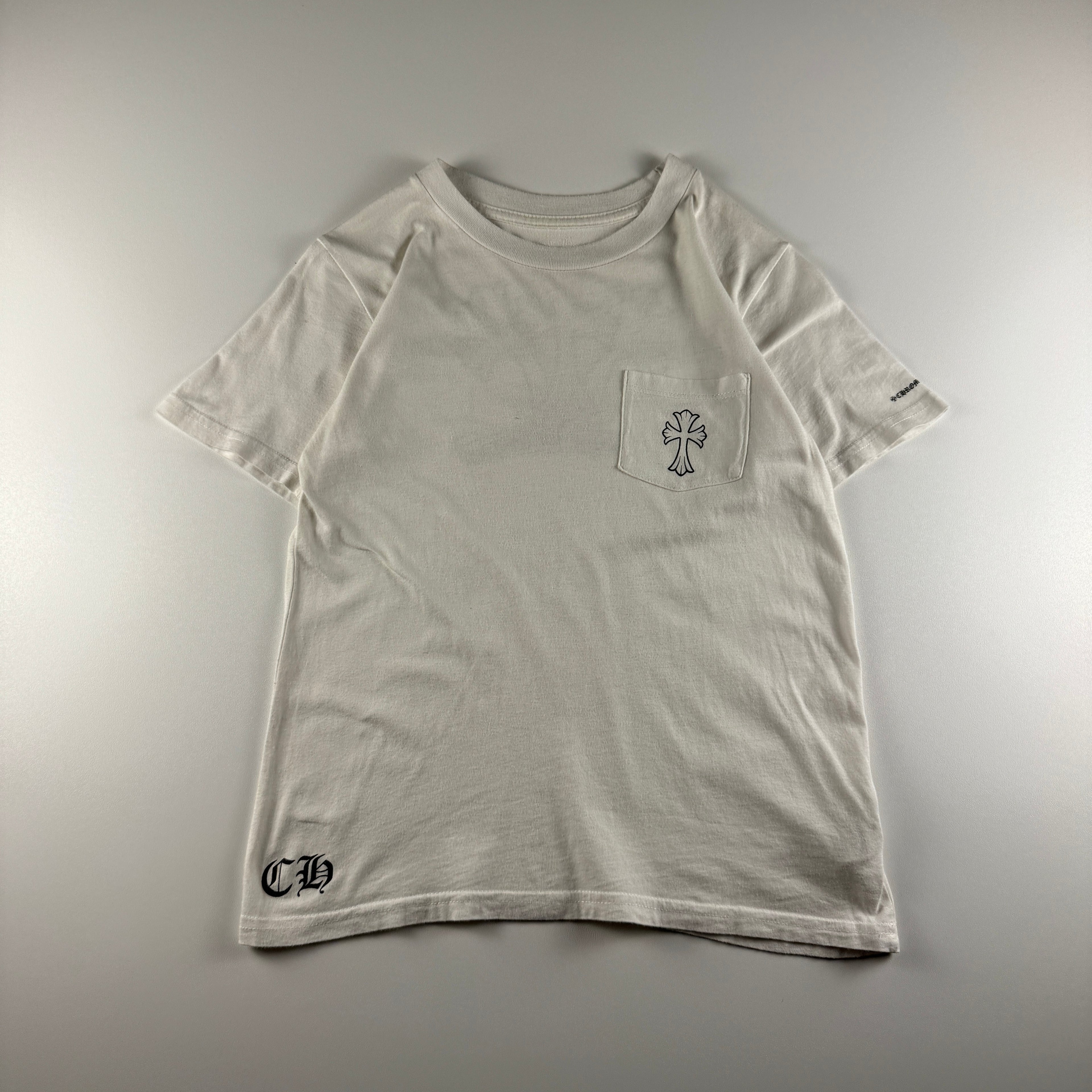 Chrome Hearts Cross Logo White Tee (Kids 12Y)