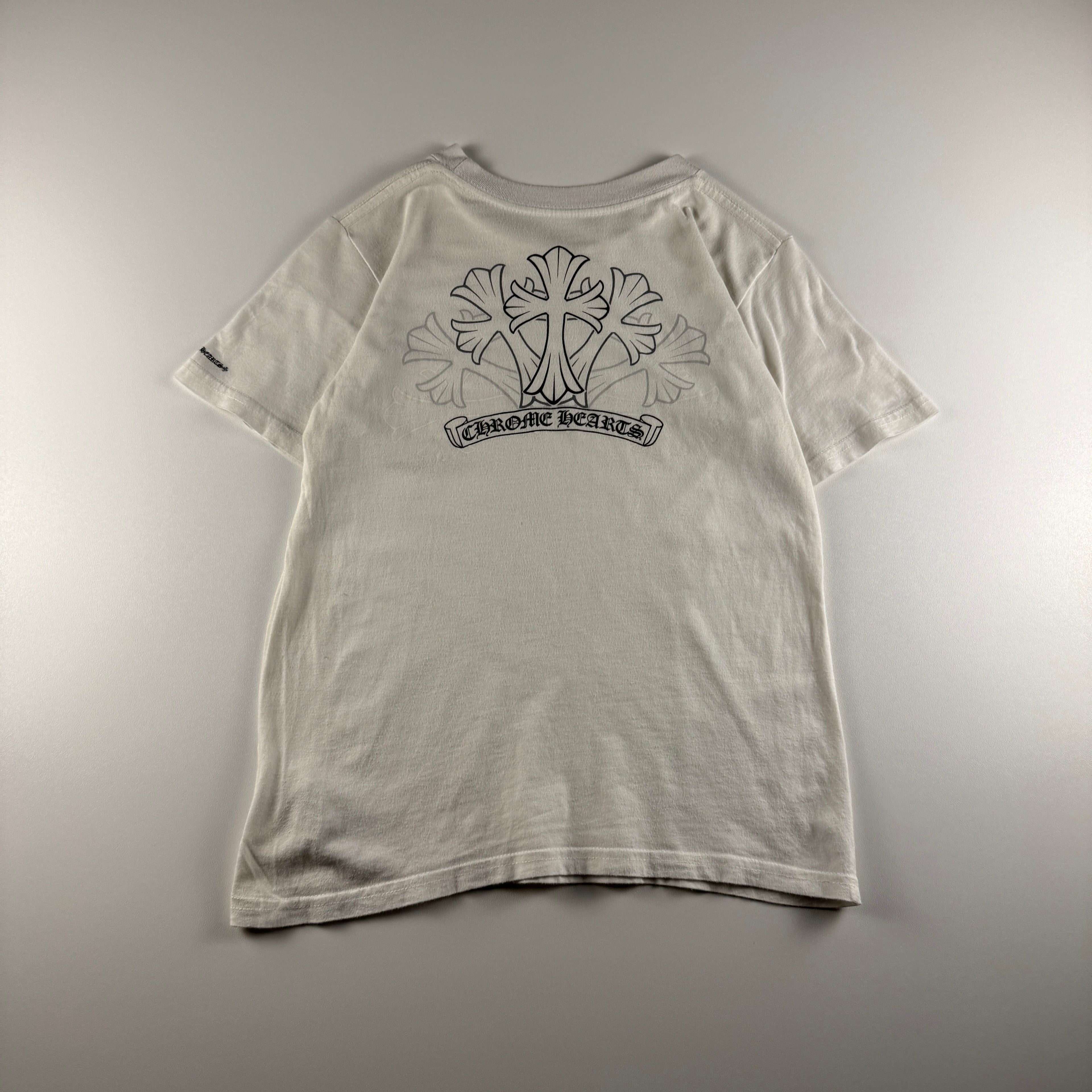 Chrome Hearts Cross Logo White Tee (Kids 12Y)