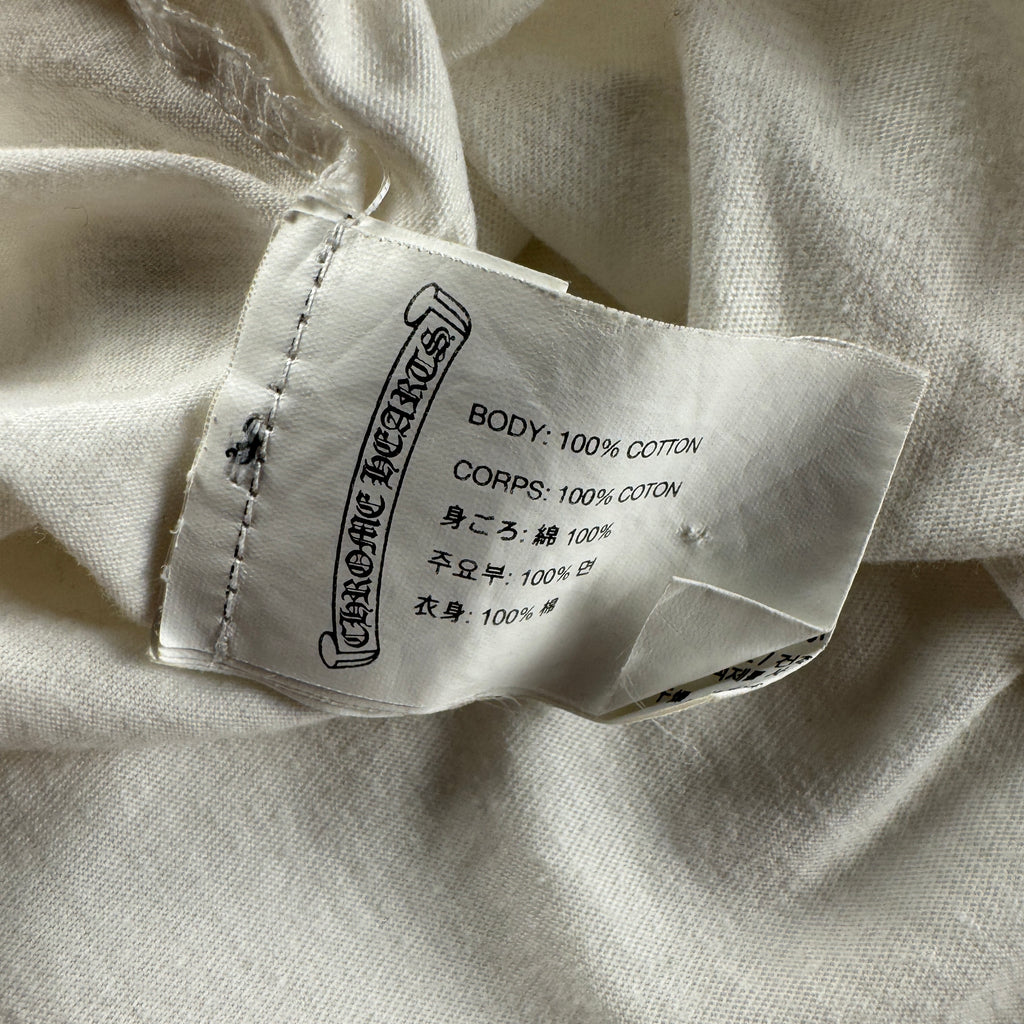 Chrome Hearts Cross Logo White Tee (Kids 12Y)