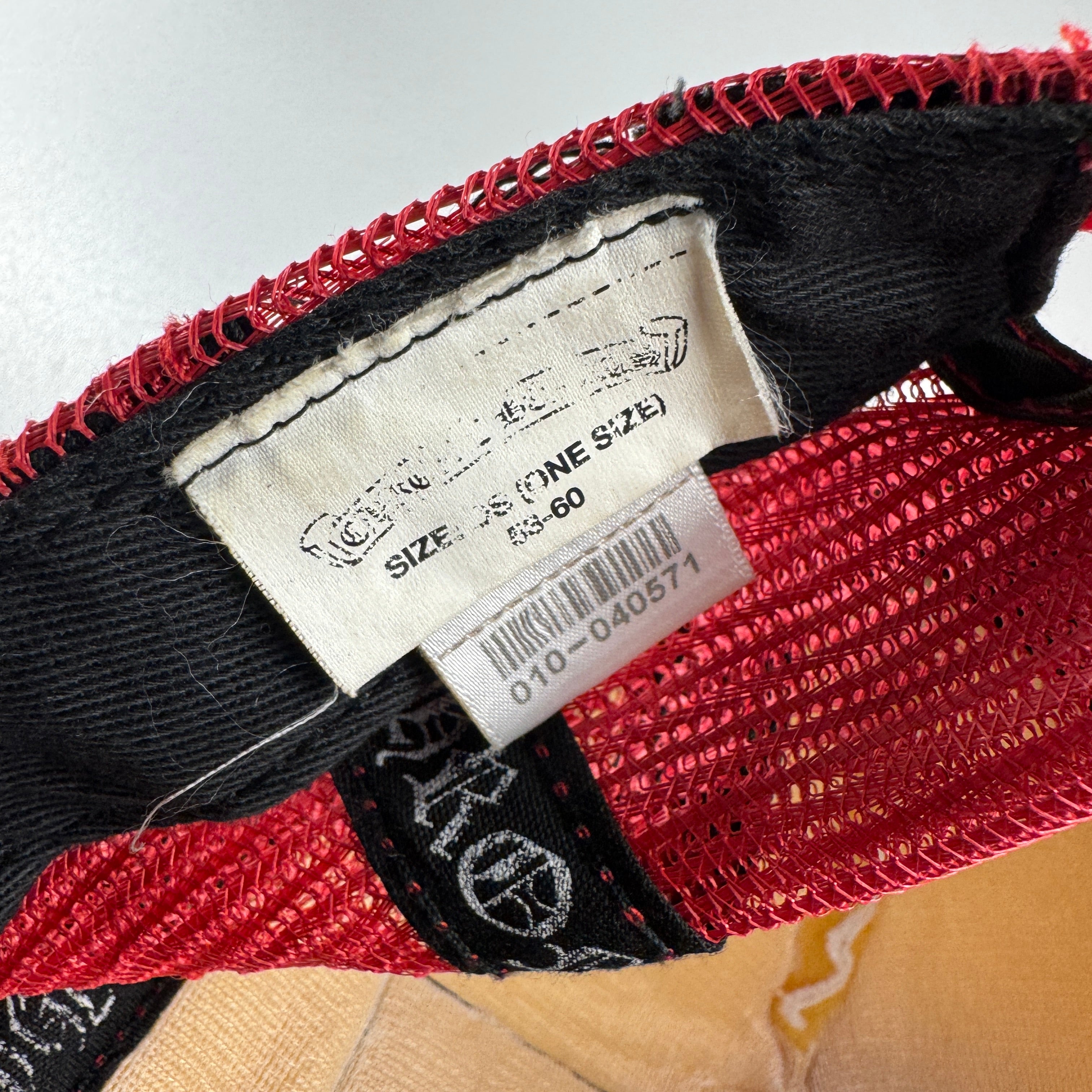 Chrome Hearts Hollywood USA Blue and Red Trucker Hat (53-60 / OS)