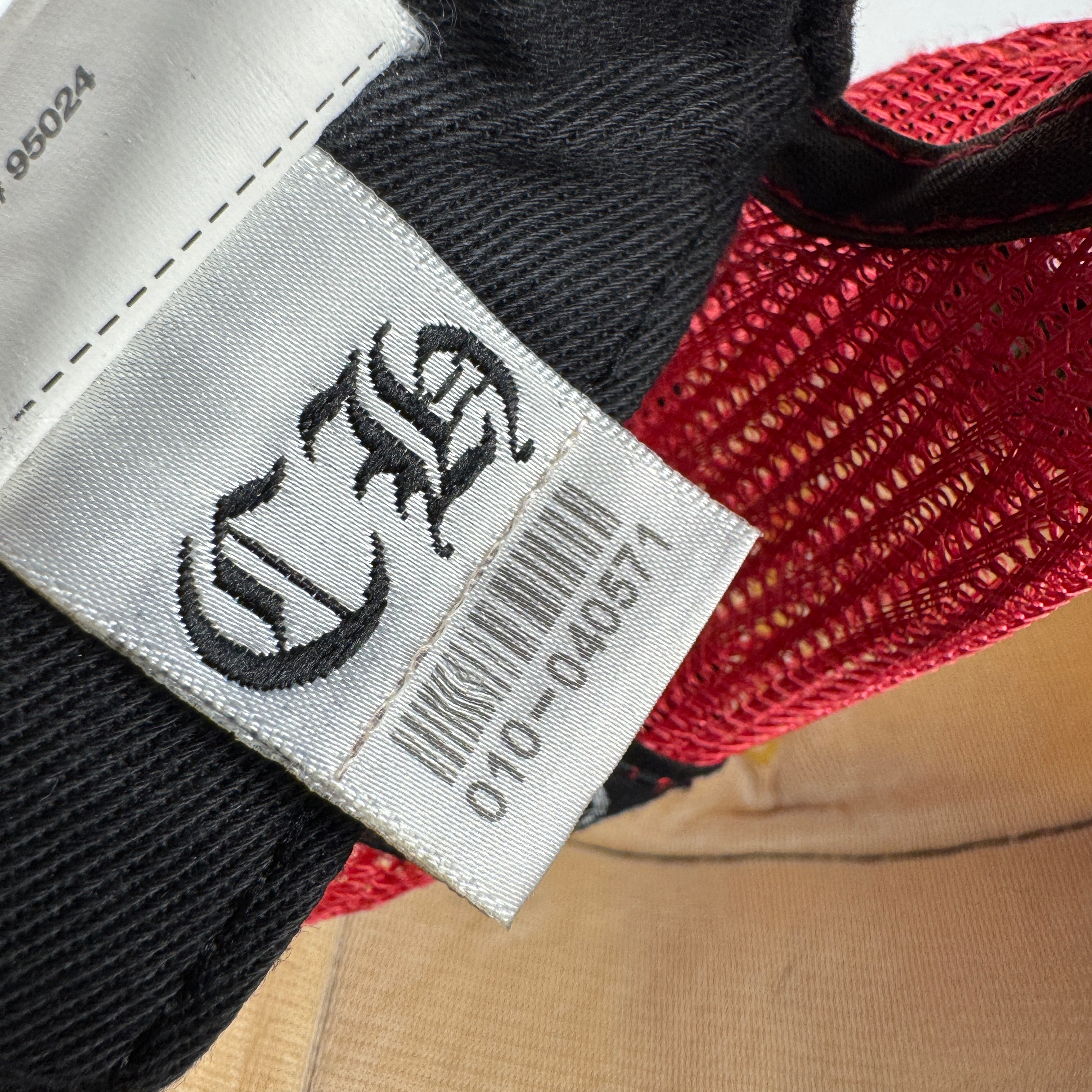 Chrome Hearts Hollywood USA Blue and Red Trucker Hat (53-60 / OS)