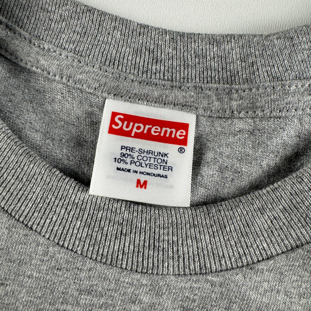 Supreme Arabic Box Logo Grey Tee (M)