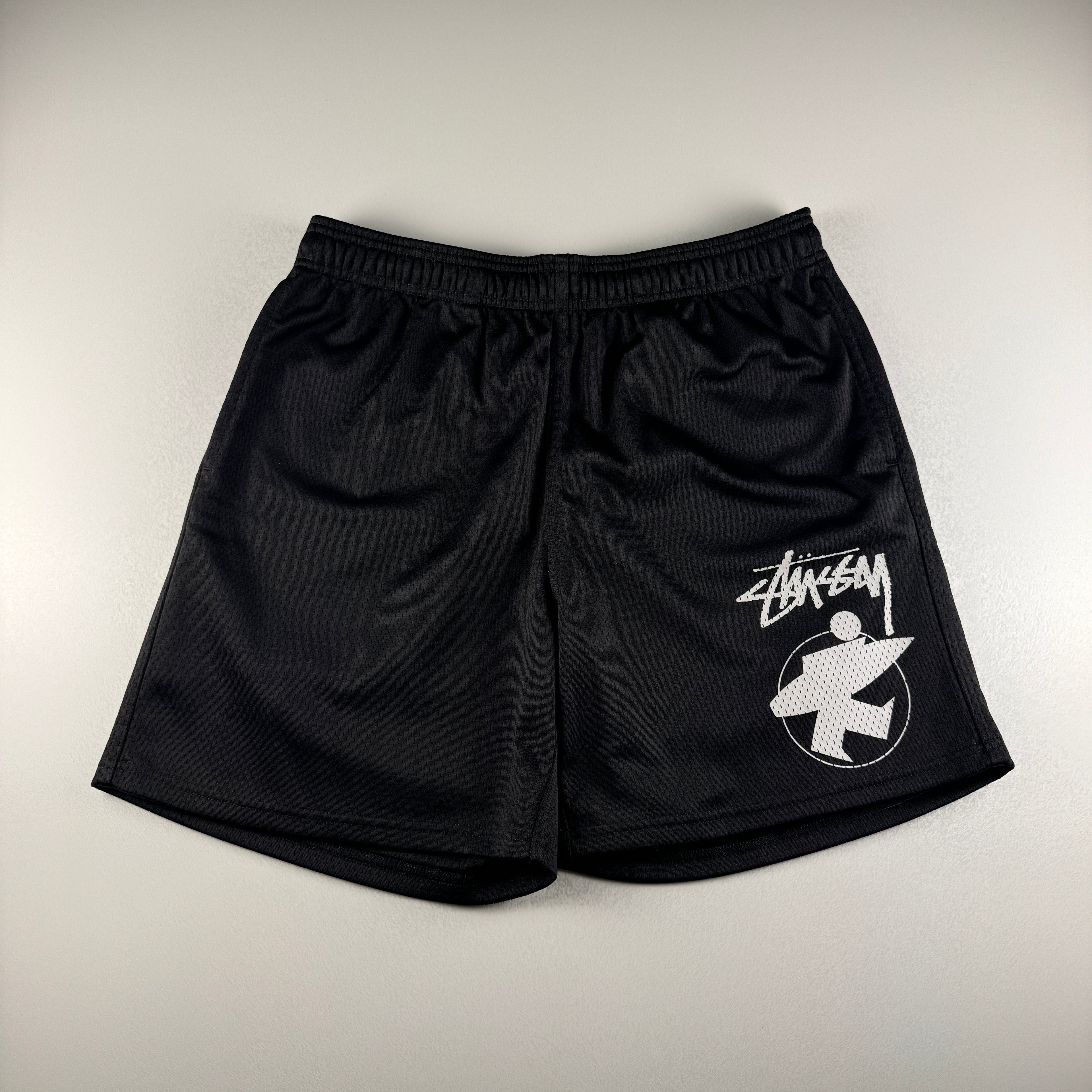 Stussy Surfer Black Mesh Short (M)