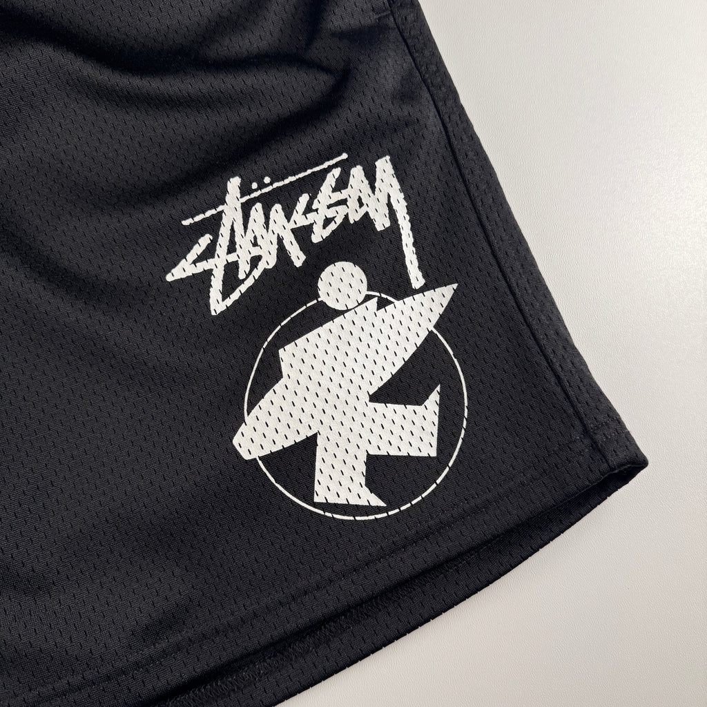 Stussy Surfer Black Mesh Short (M)