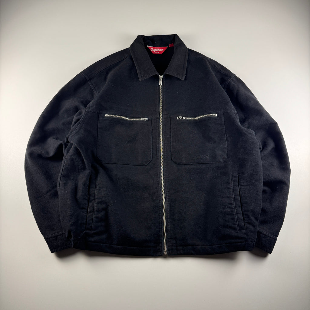 Supreme Moleskine Black Work Jacket (M)