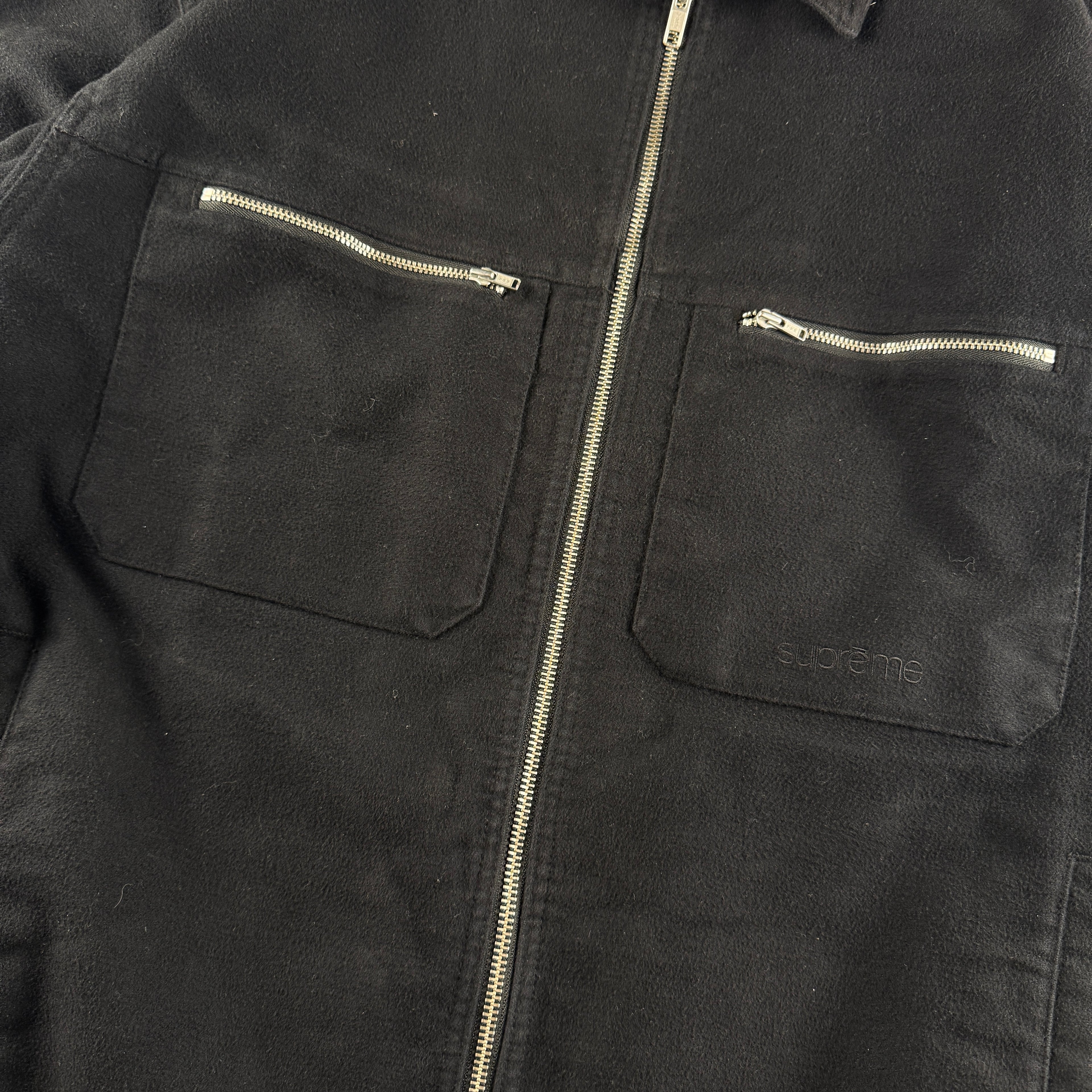 Supreme Moleskine Black Work Jacket (M)