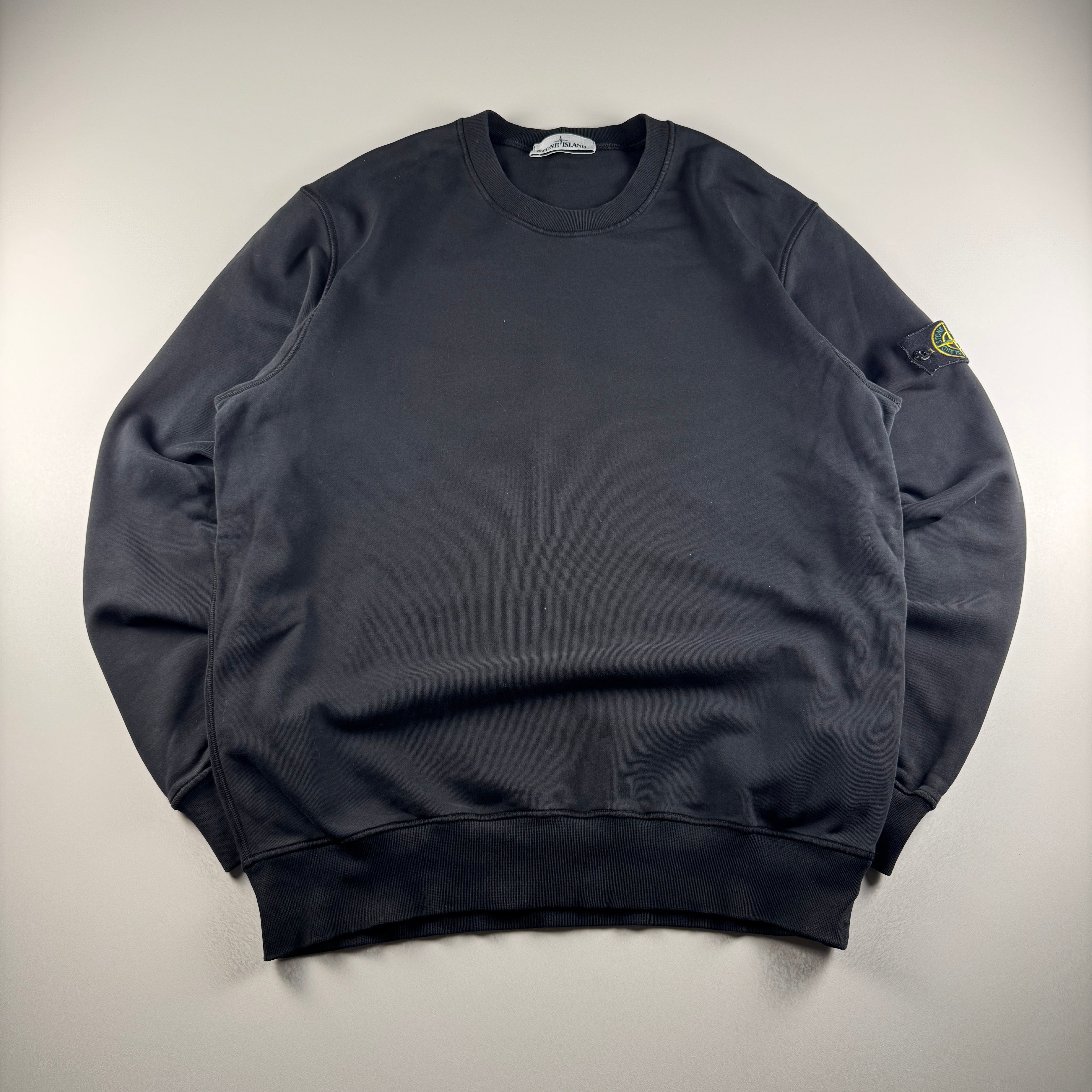 Stone Island Black Sweater (XL)