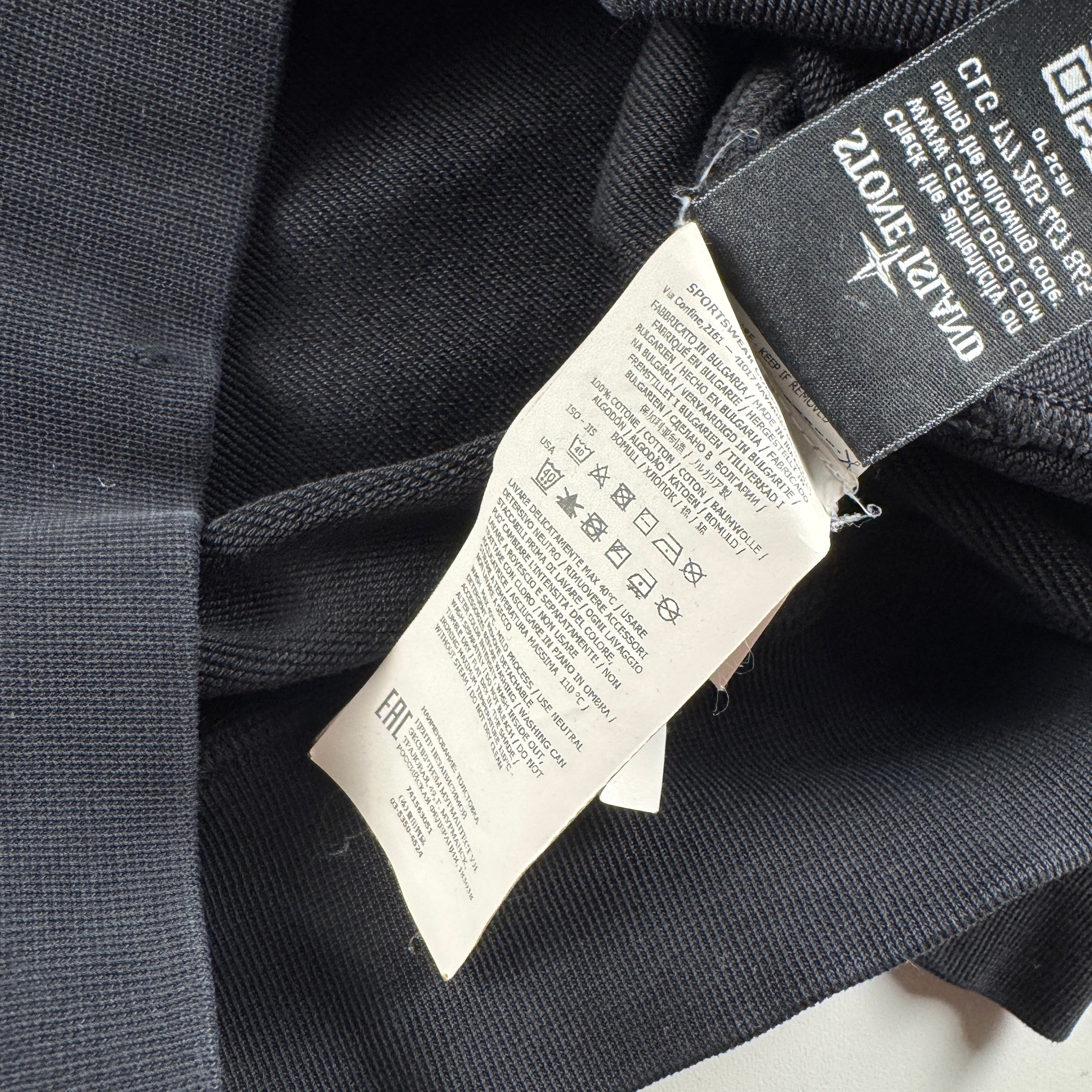 Stone Island Black Sweater (XL)