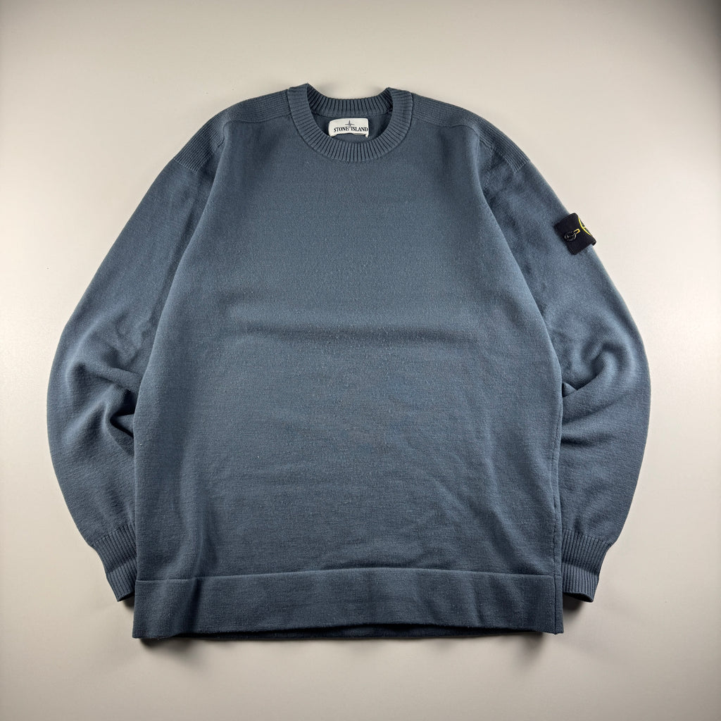 Stone Island Blue Knit Sweater (L)