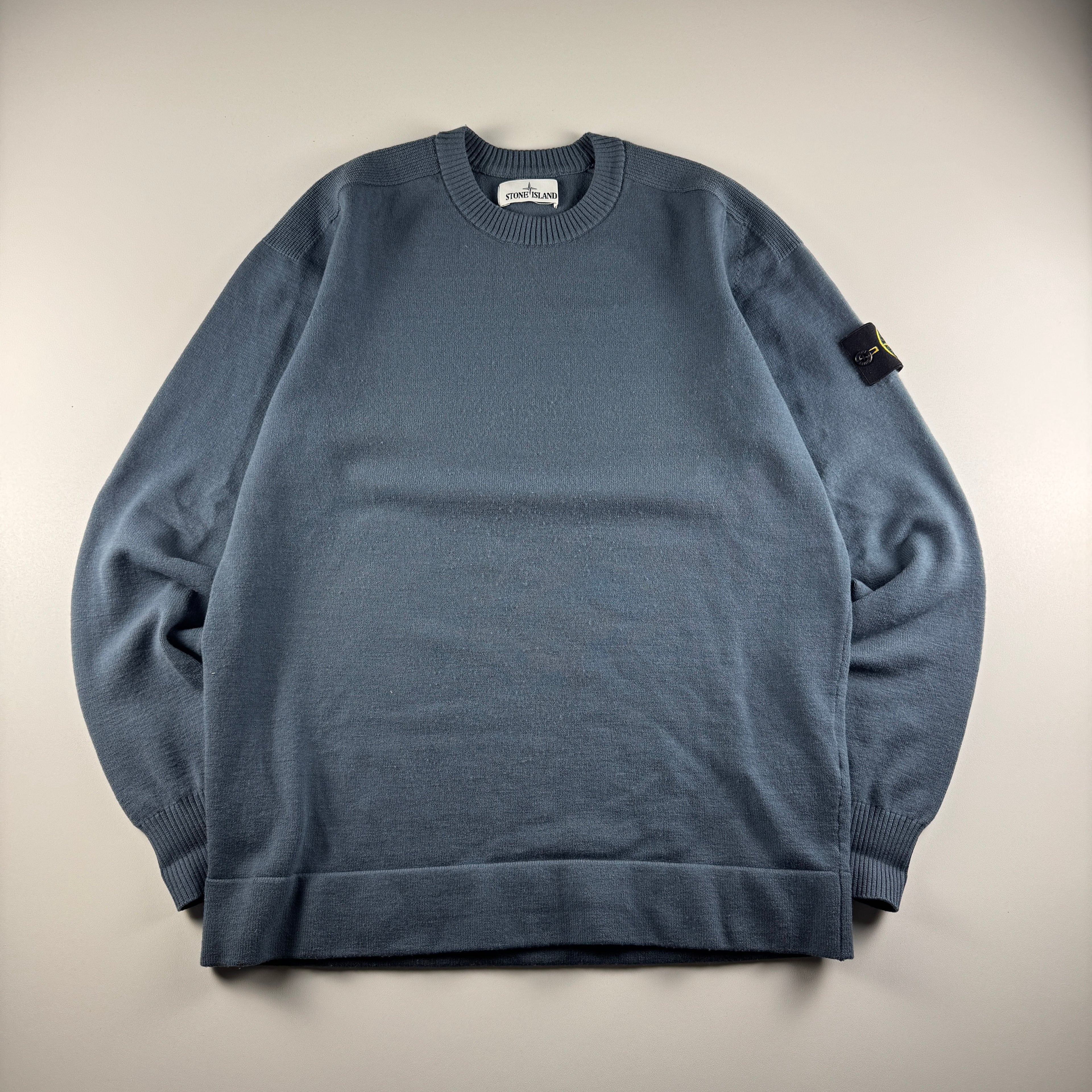 Stone Island Blue Knit Sweater (L)