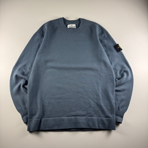Stone Island Blue Knit Sweater (L)