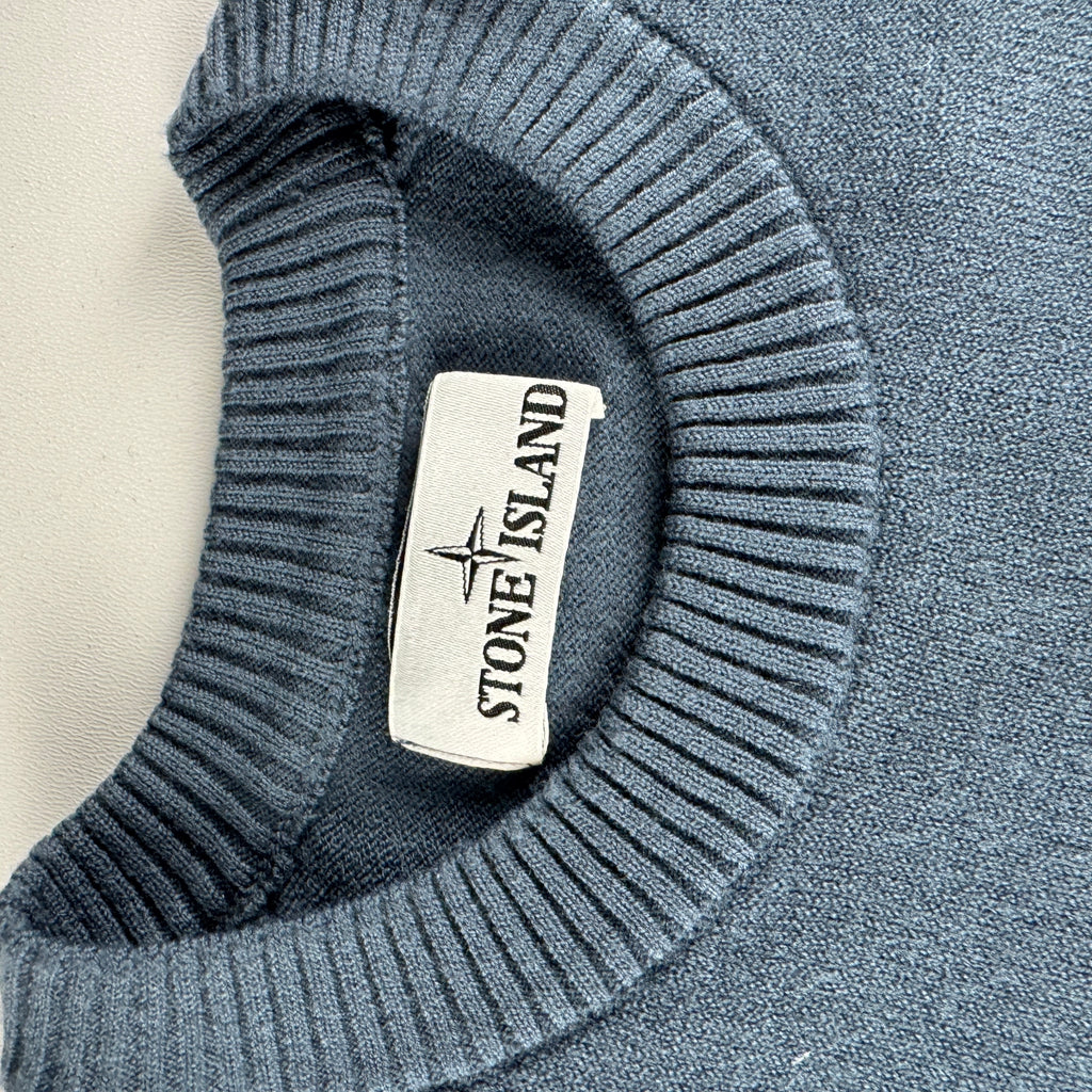 Stone Island Blue Knit Sweater (L)