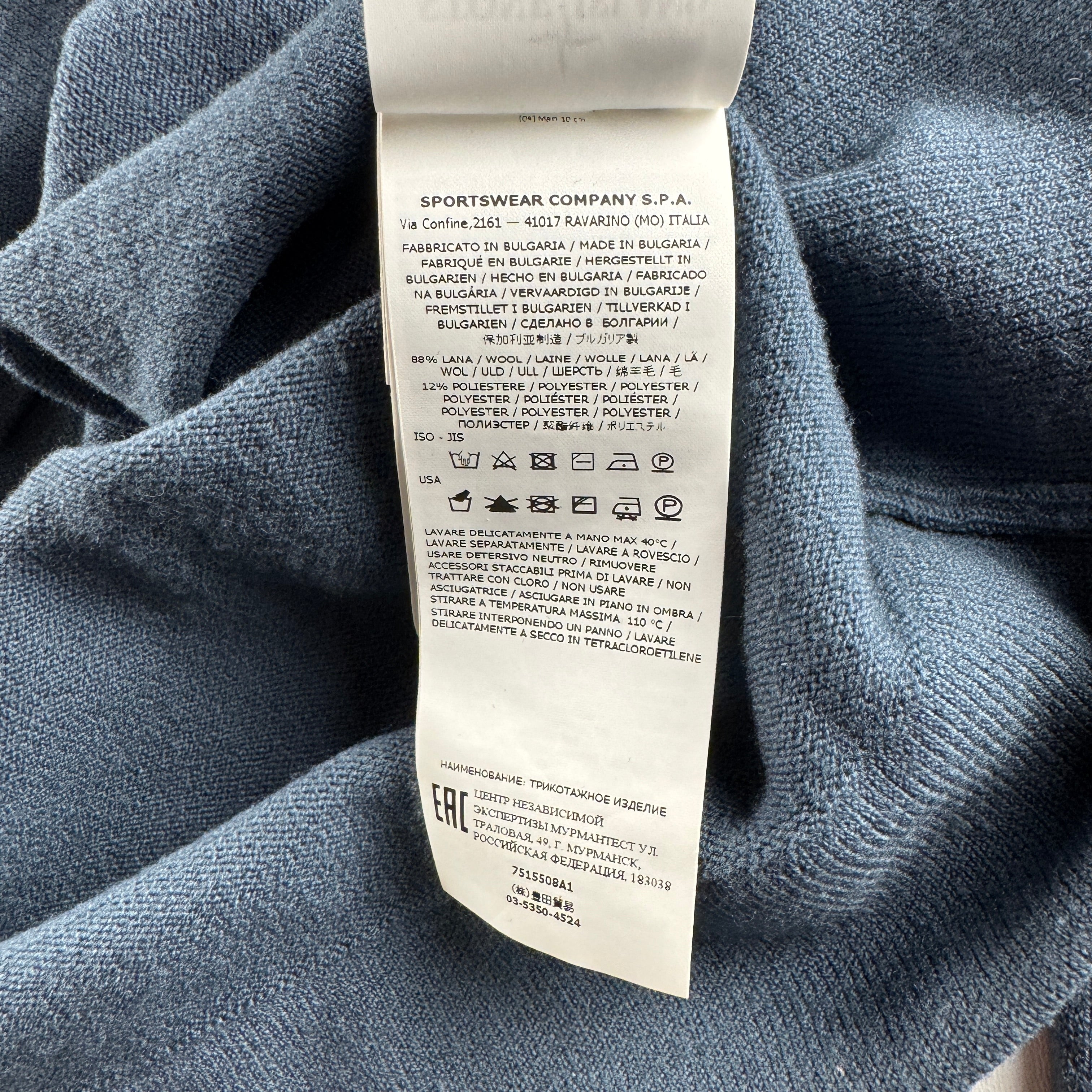 Stone Island Blue Knit Sweater (L)