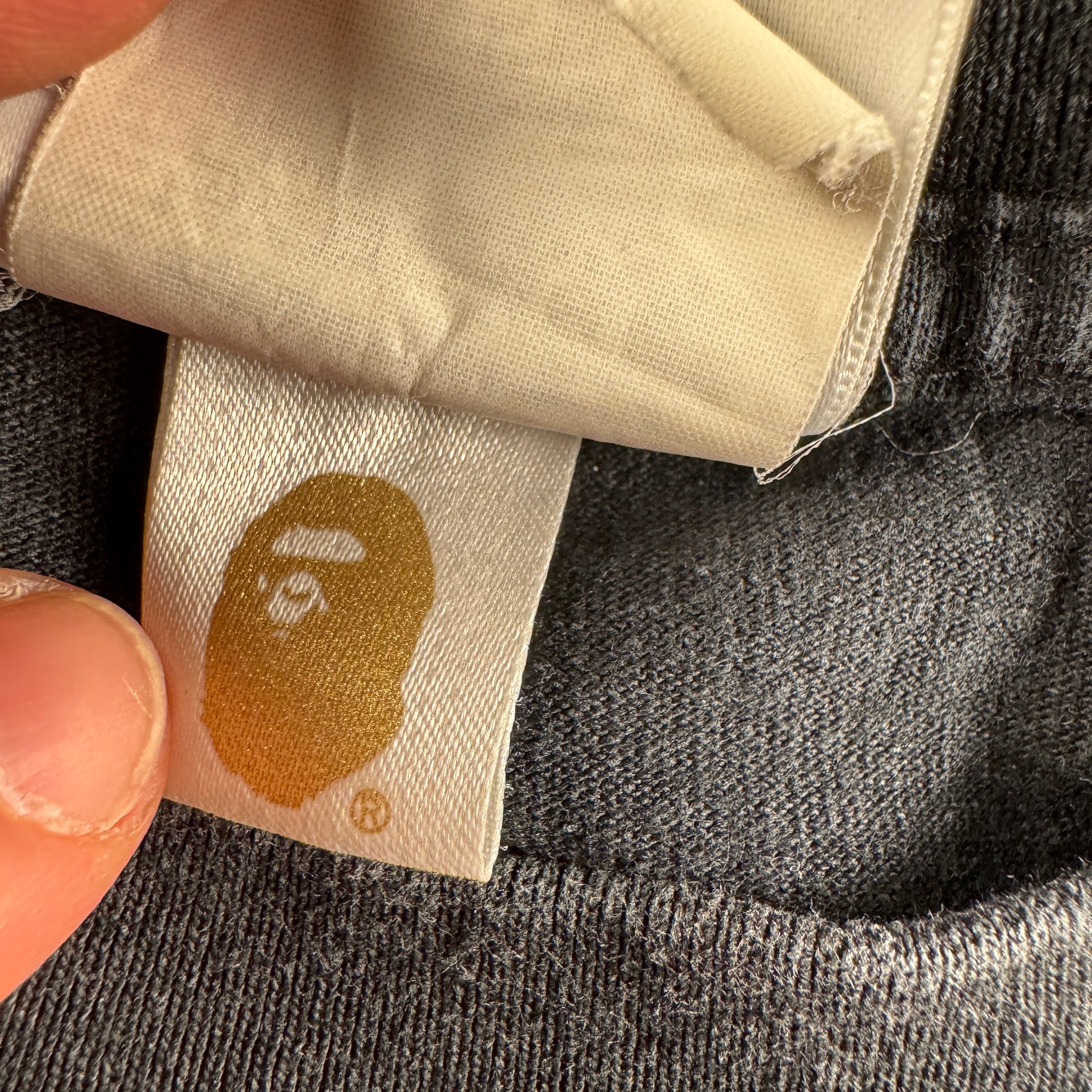 BAPE Camo College Black Tee (M)