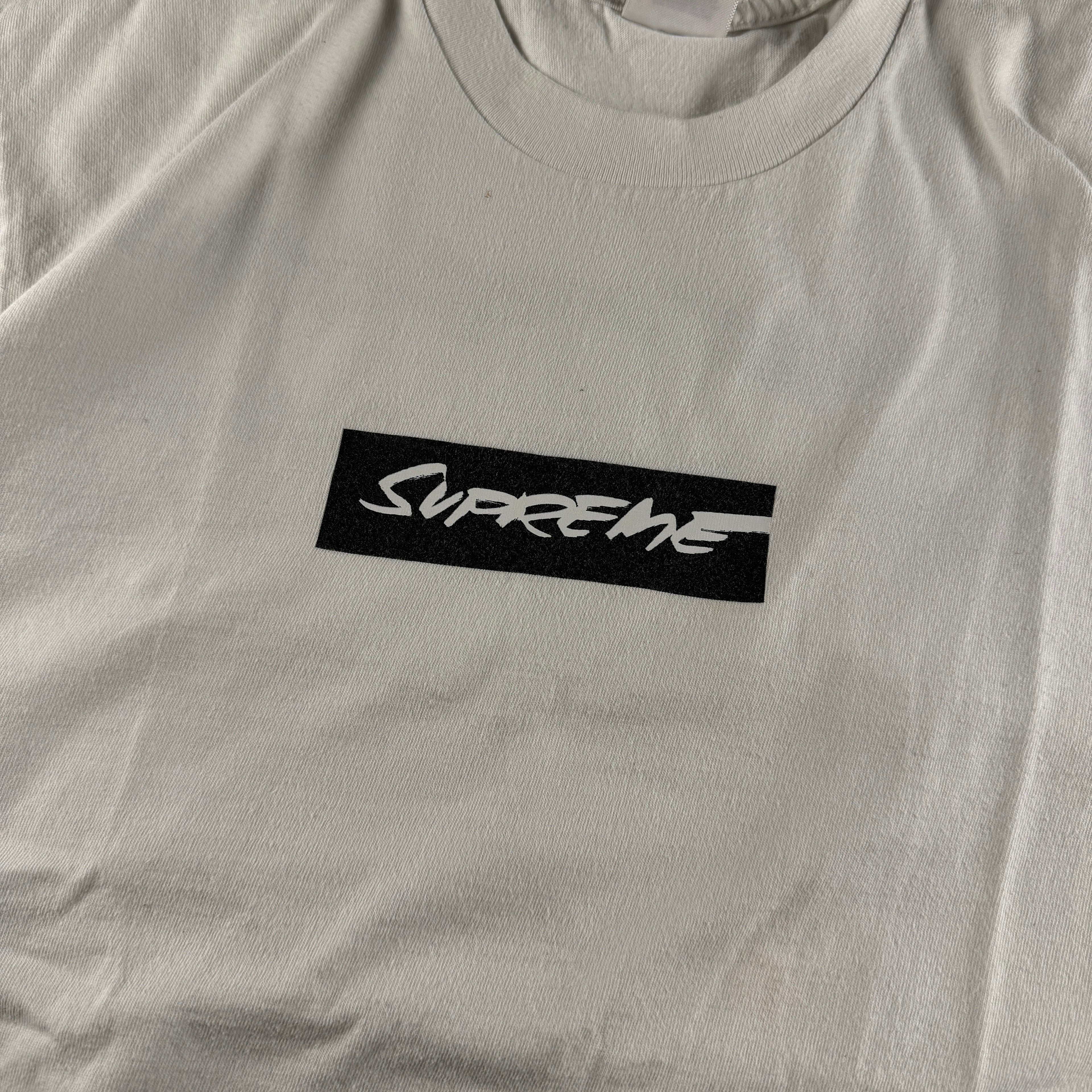 Supreme Futura Box Logo White Tee (M)