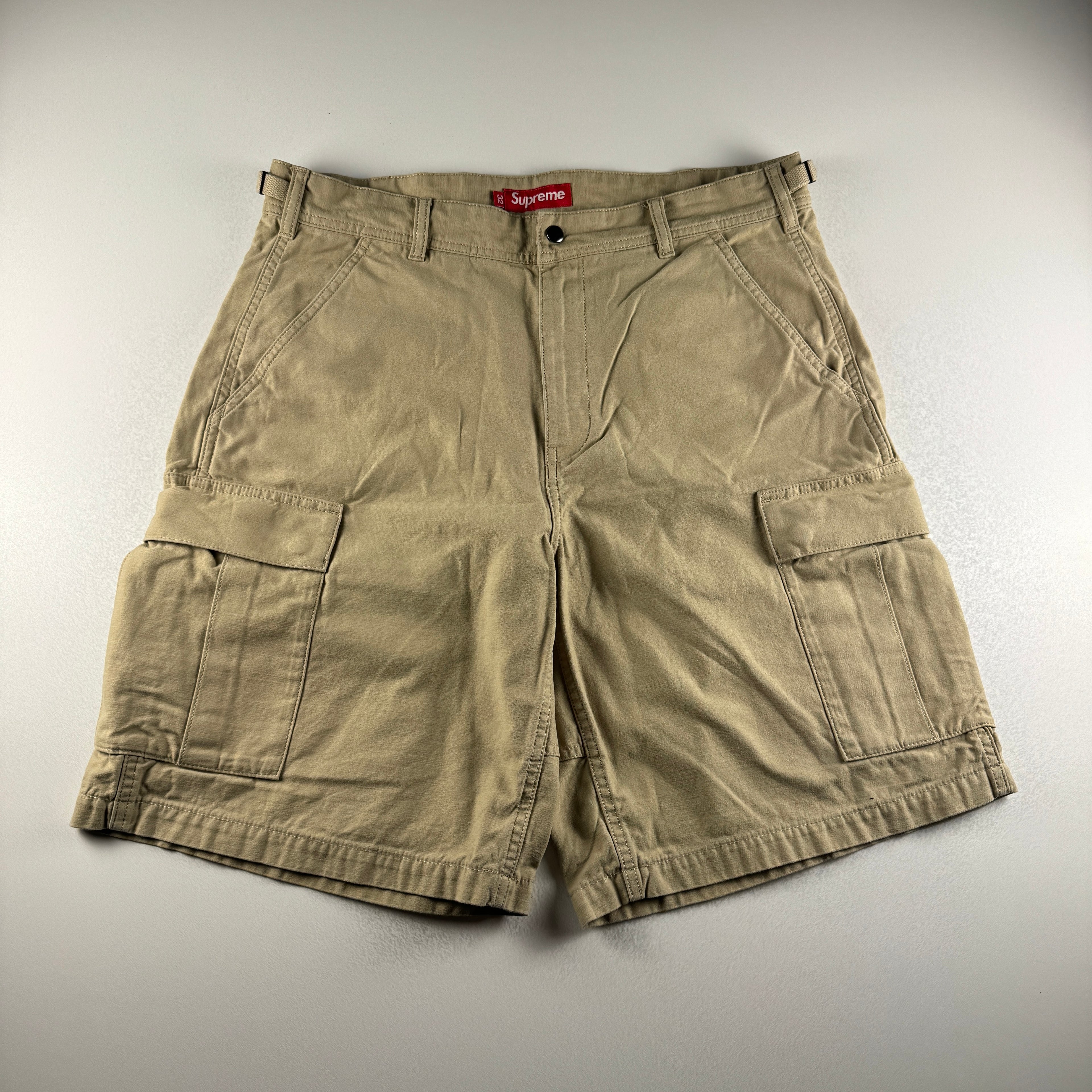 Supreme Beige Cargo Short (32)