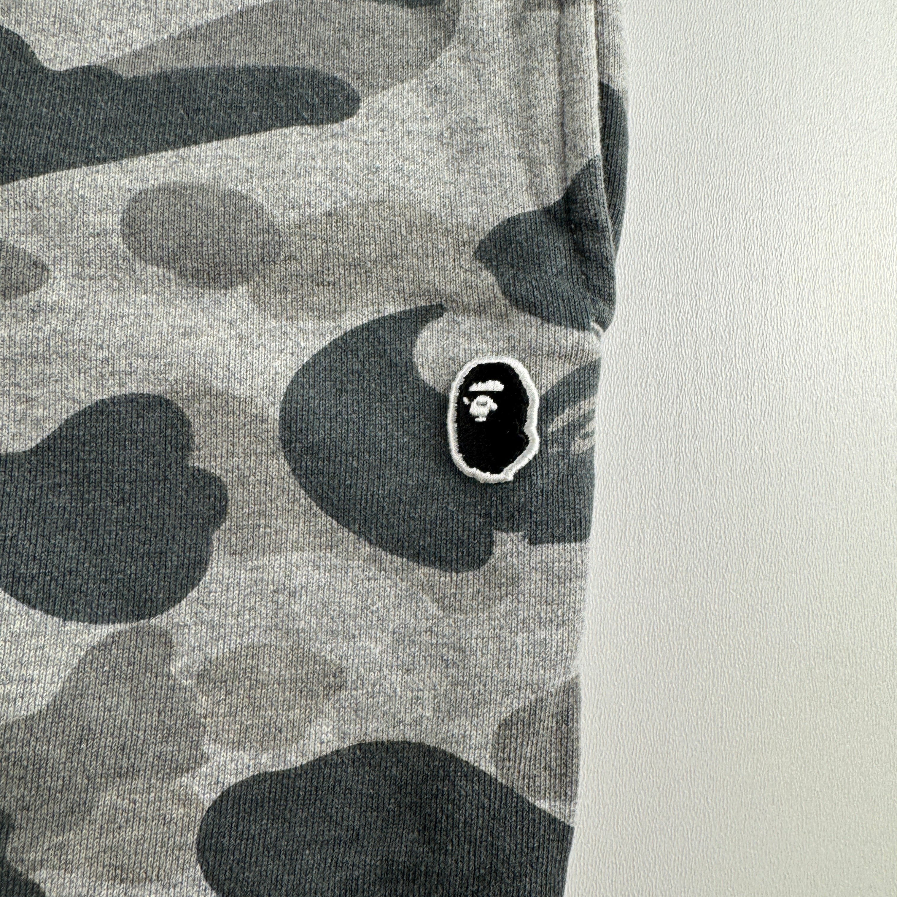 BAPE Grey Camo Sweat Pants (L)