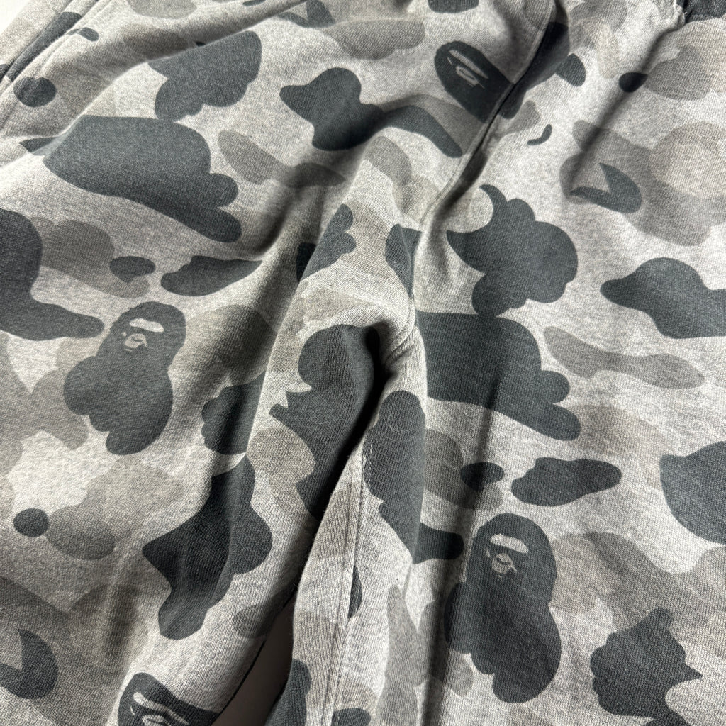 BAPE Grey Camo Sweat Pants (L)