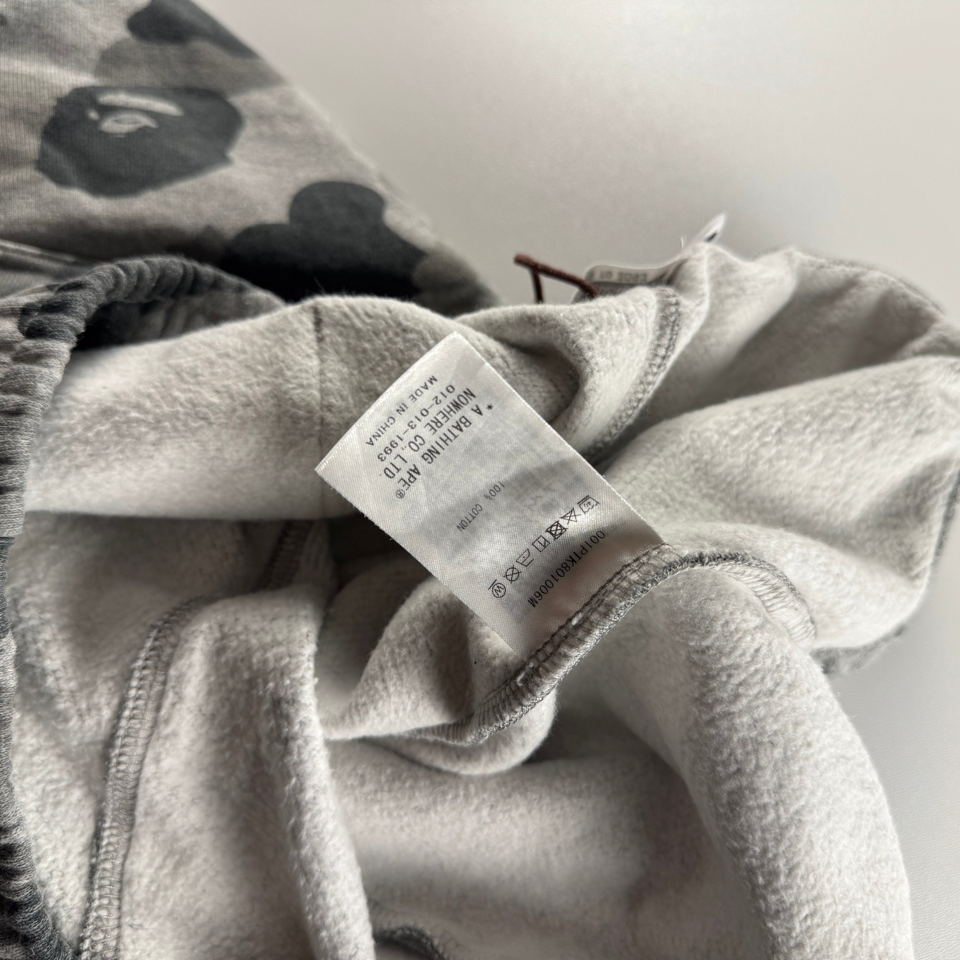 BAPE Grey Camo Sweat Pants (L)