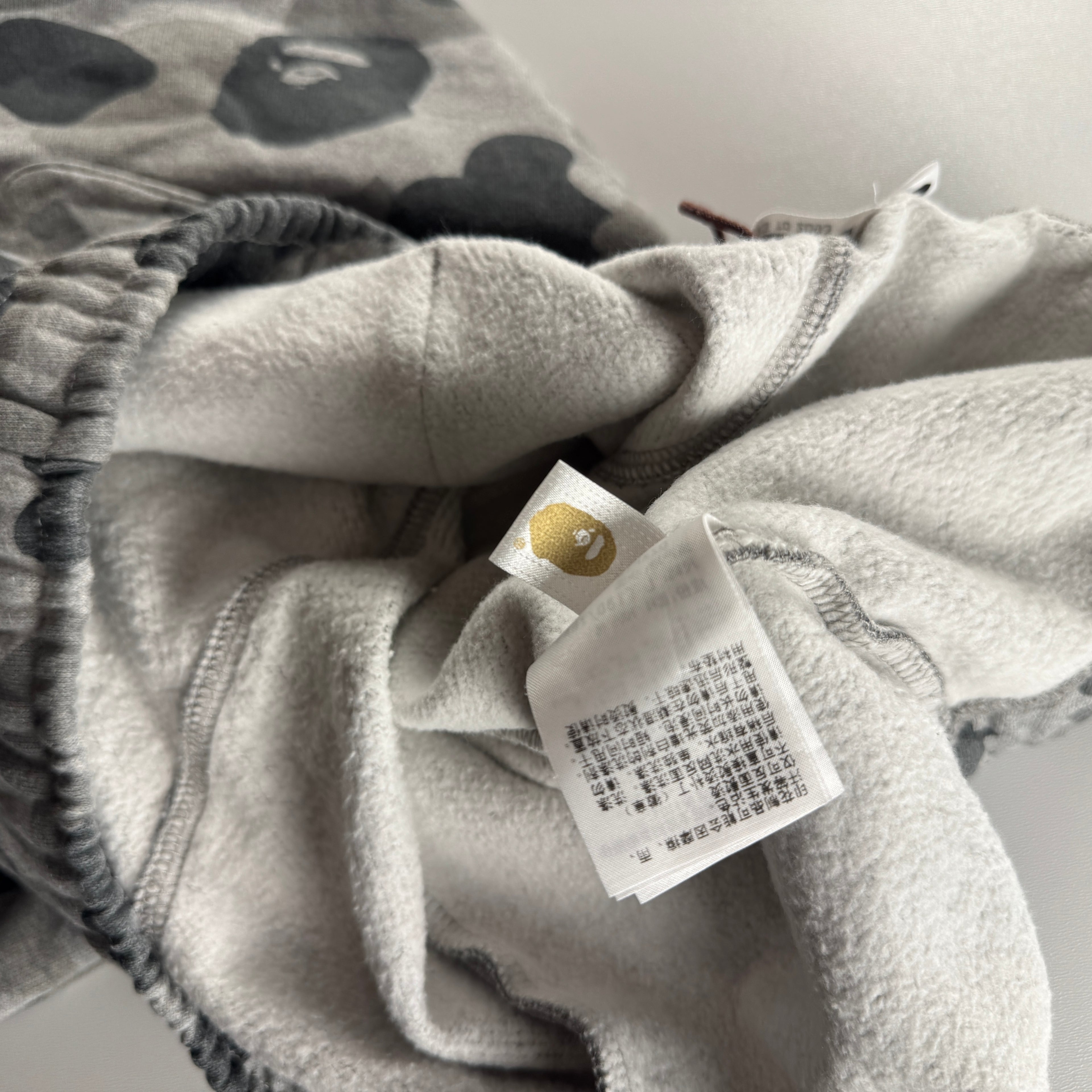 BAPE Grey Camo Sweat Pants (L)