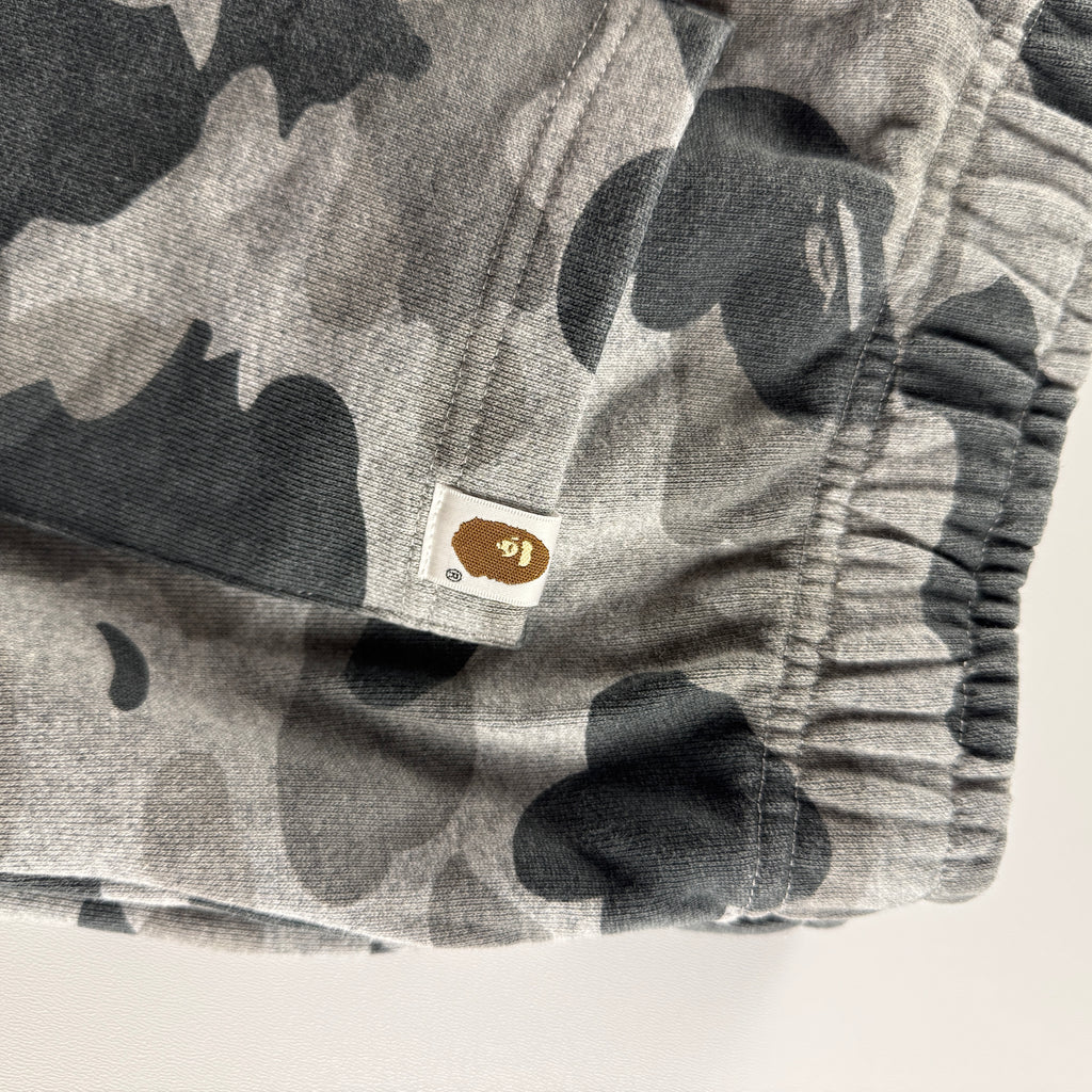 BAPE Grey Camo Sweat Pants (L)