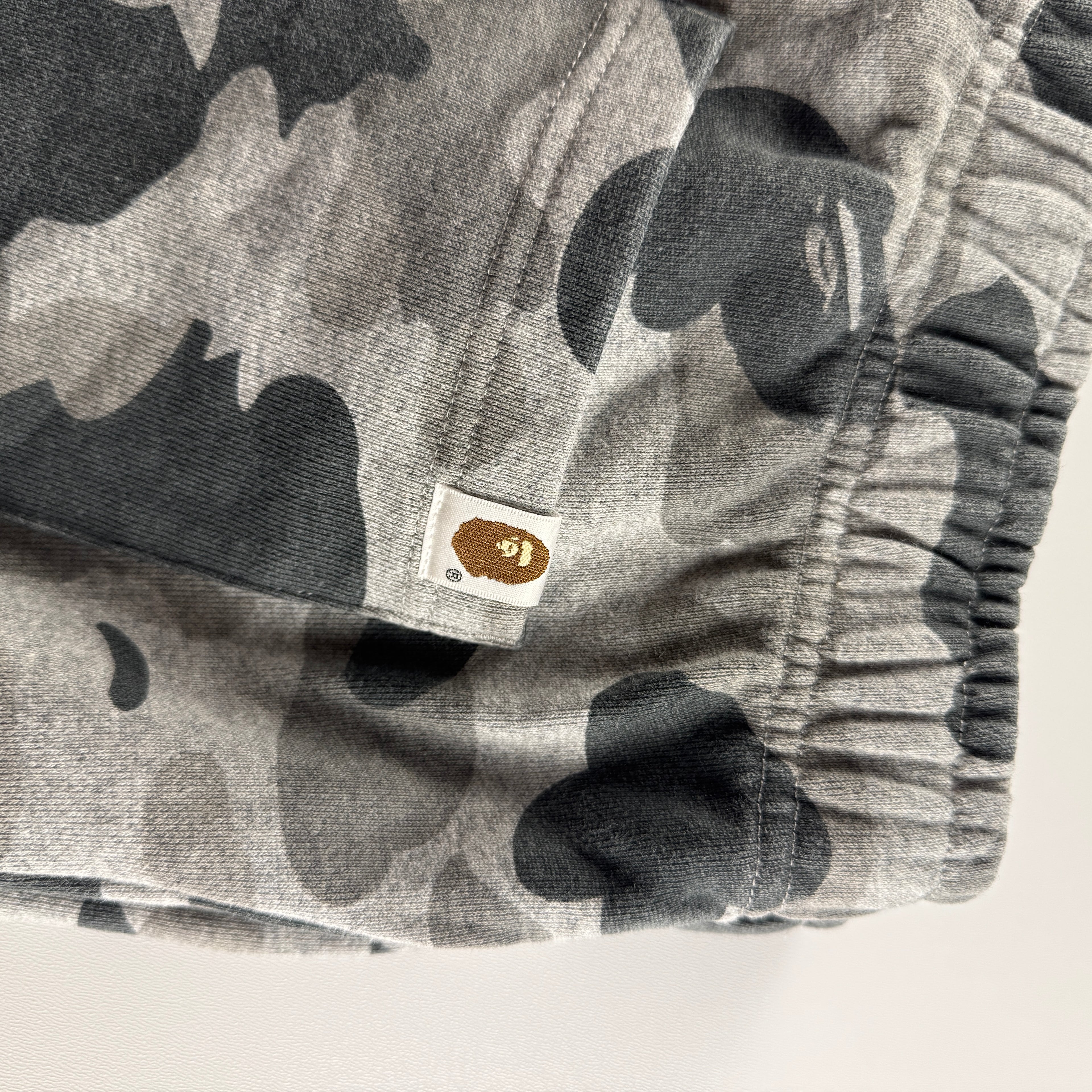 BAPE Grey Camo Sweat Pants (L)