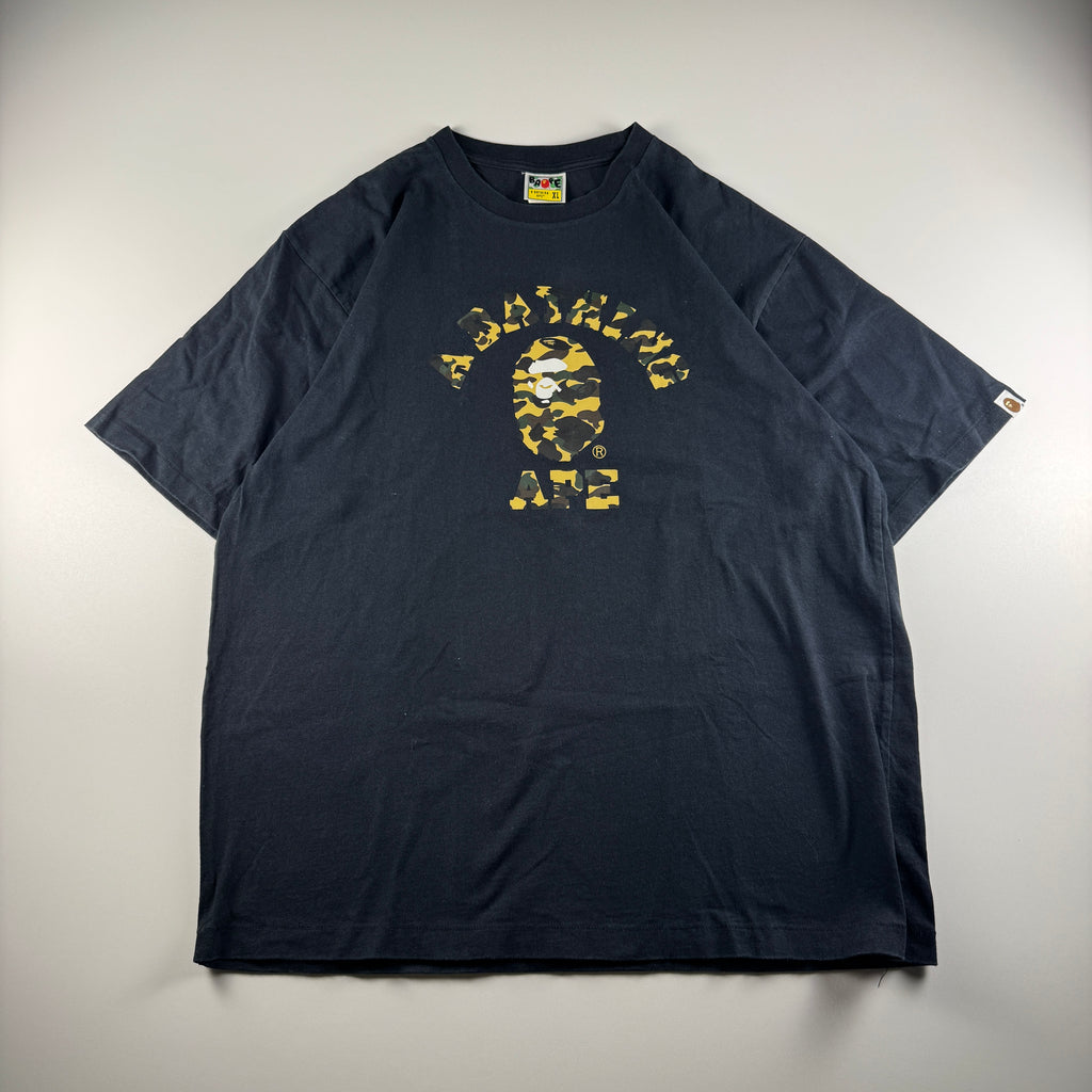 BAPE College Camo Black Tee (XL)