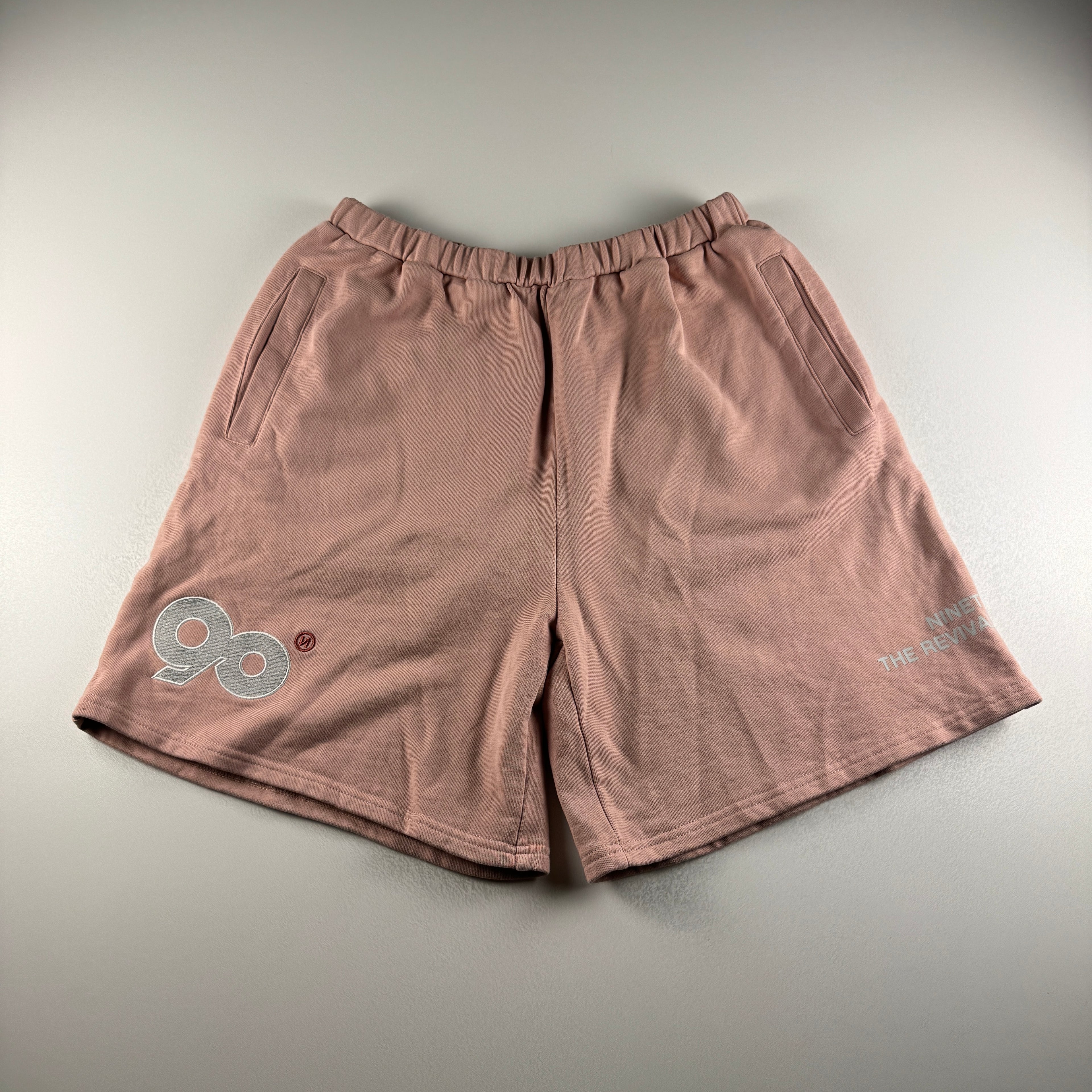 9090 Logo Pink Sweat Short (M)