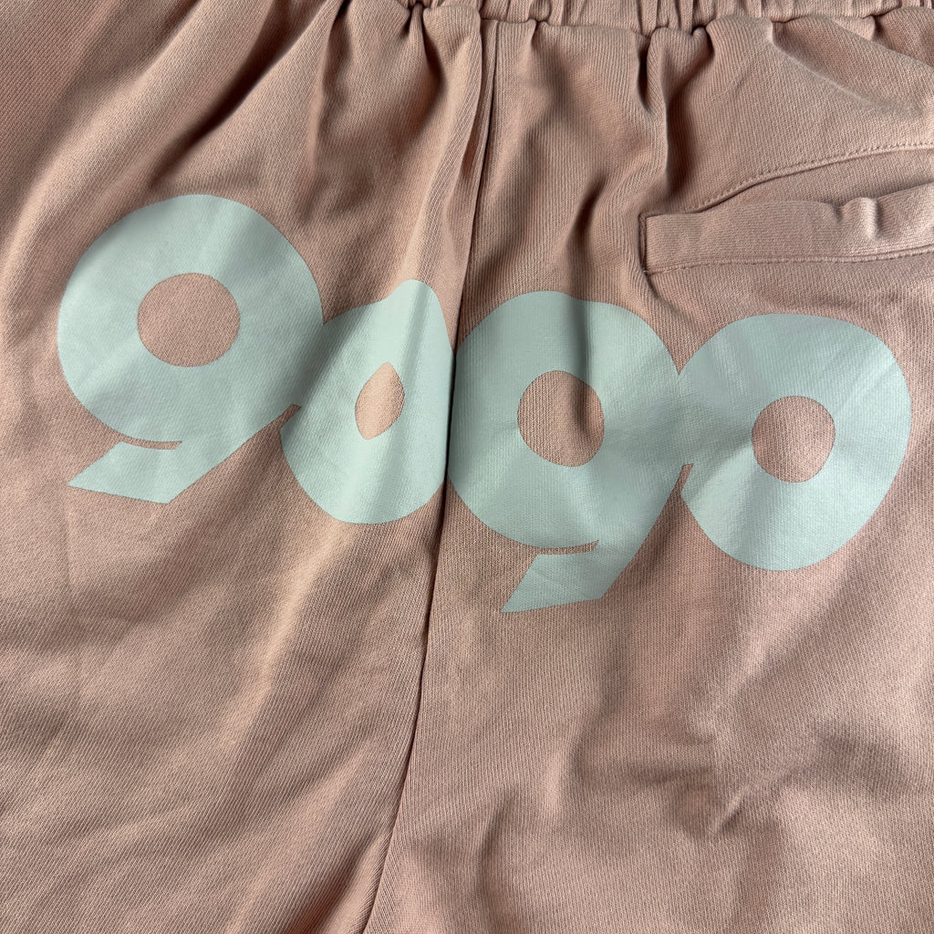 9090 Logo Pink Sweat Short (M)