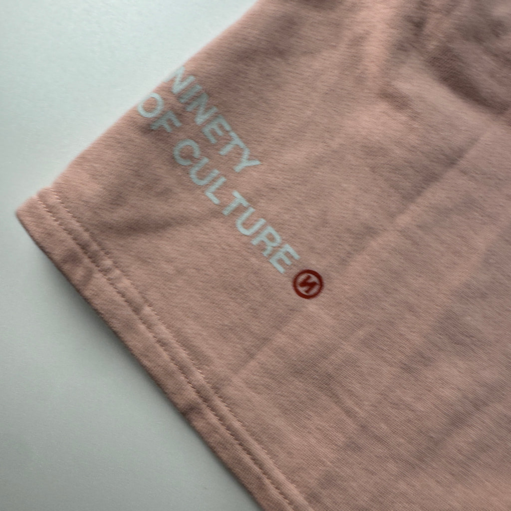 9090 Logo Pink Sweat Short (M)