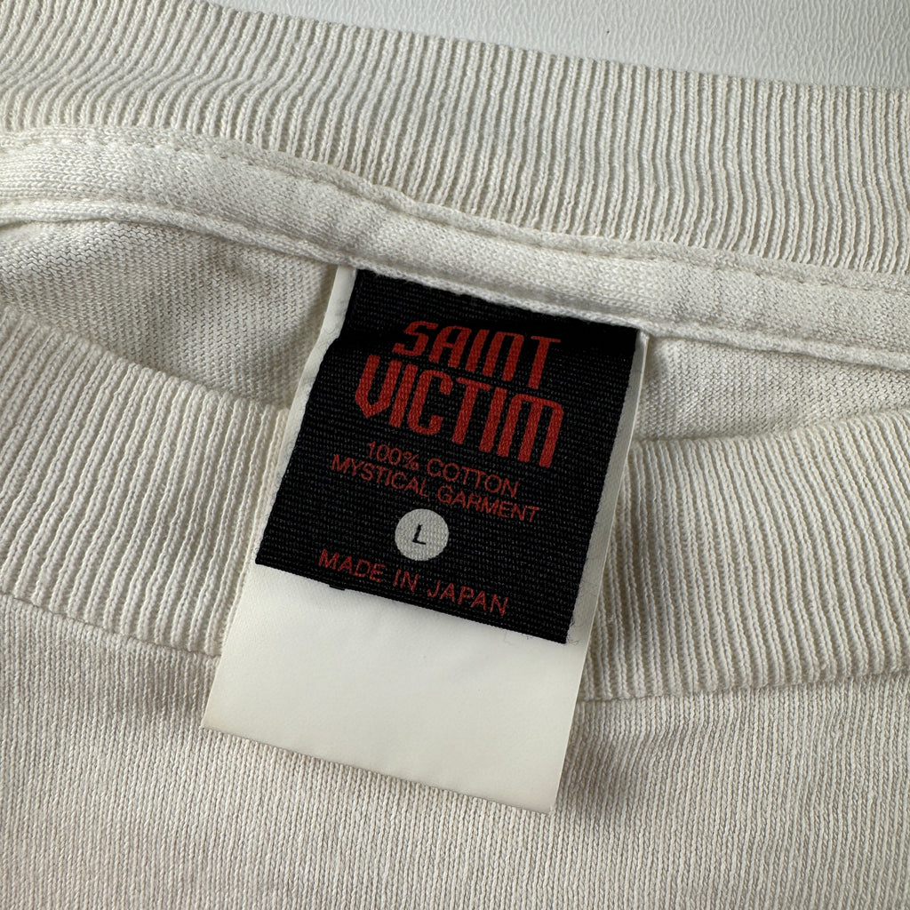 Saint Michael Brain White L/S Tee (L)