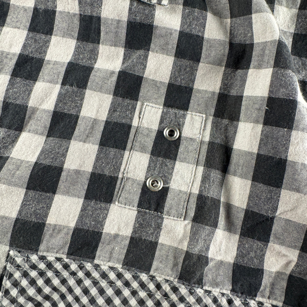 Nepenthes Crazy Gingham Check Gimmick Shirt (S)