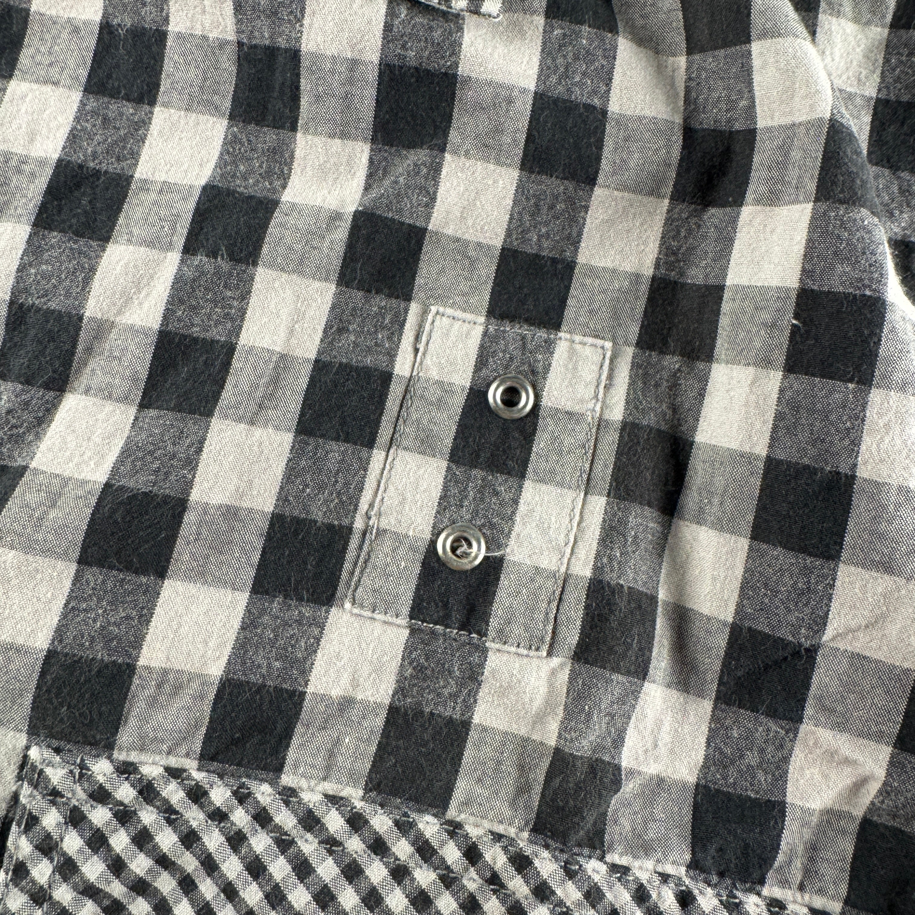 Nepenthes Crazy Gingham Check Gimmick Shirt (S)