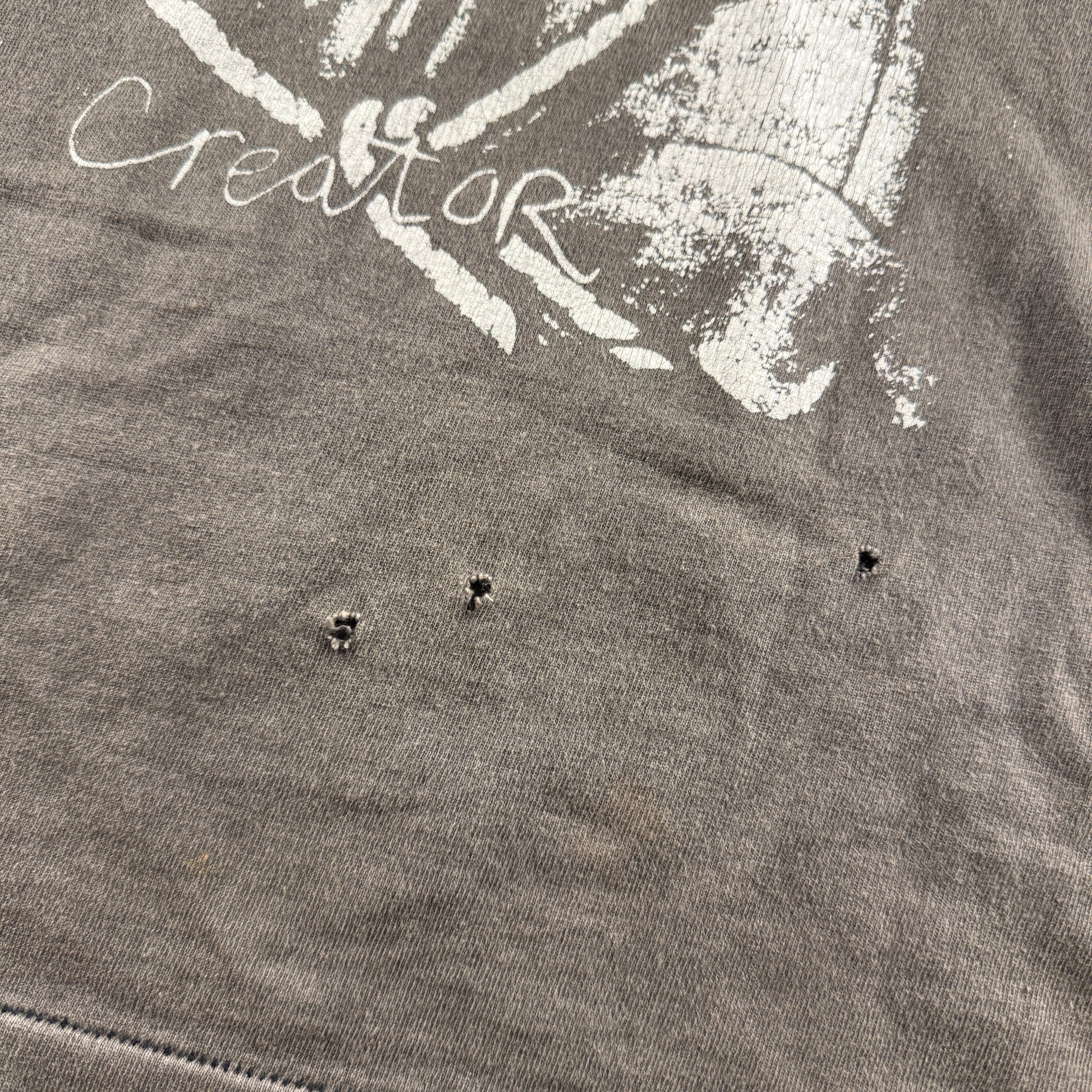 Saint Michael Death is the Mother of Beauty Grey Tee (L)
