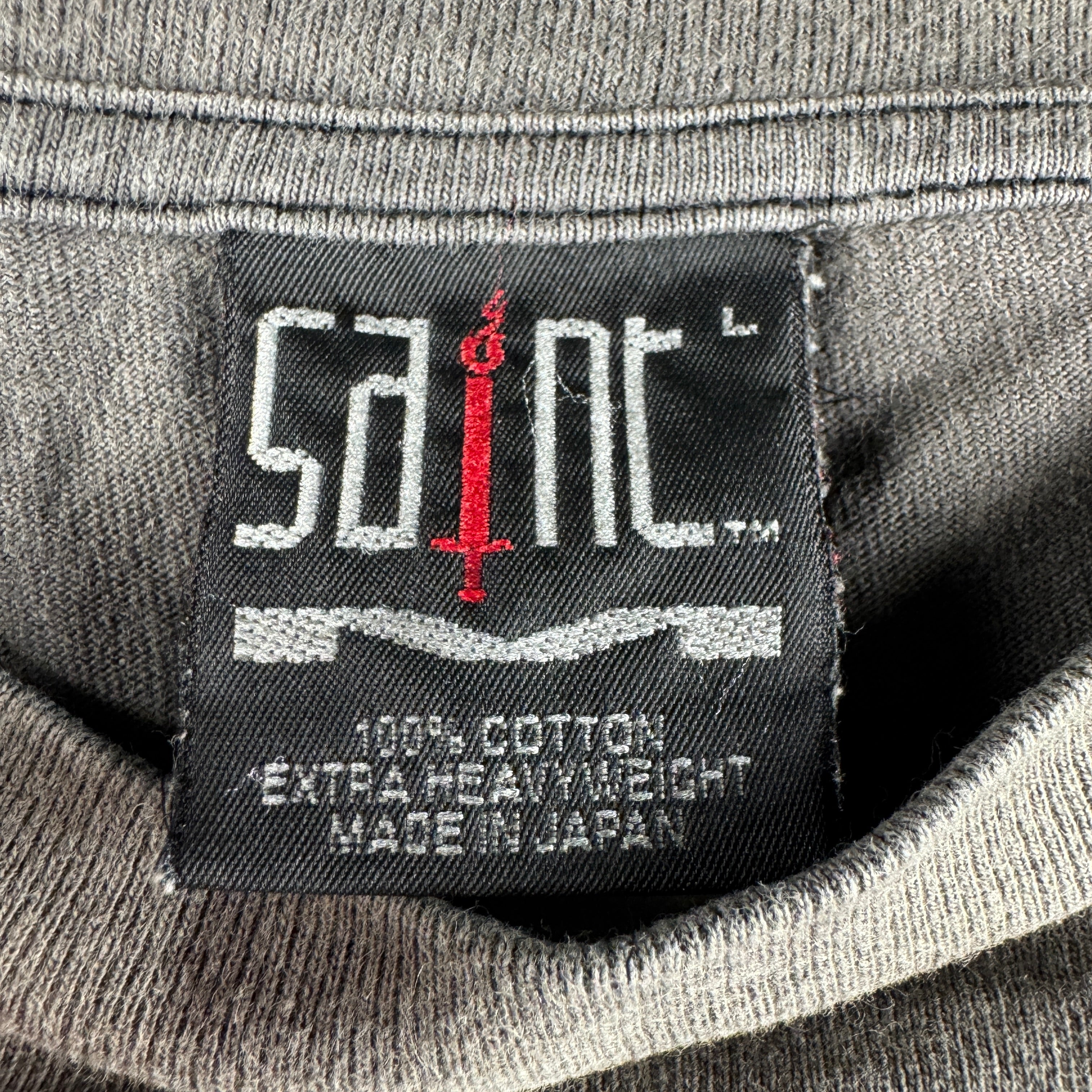 Saint Michael Death is the Mother of Beauty Grey Tee (L)