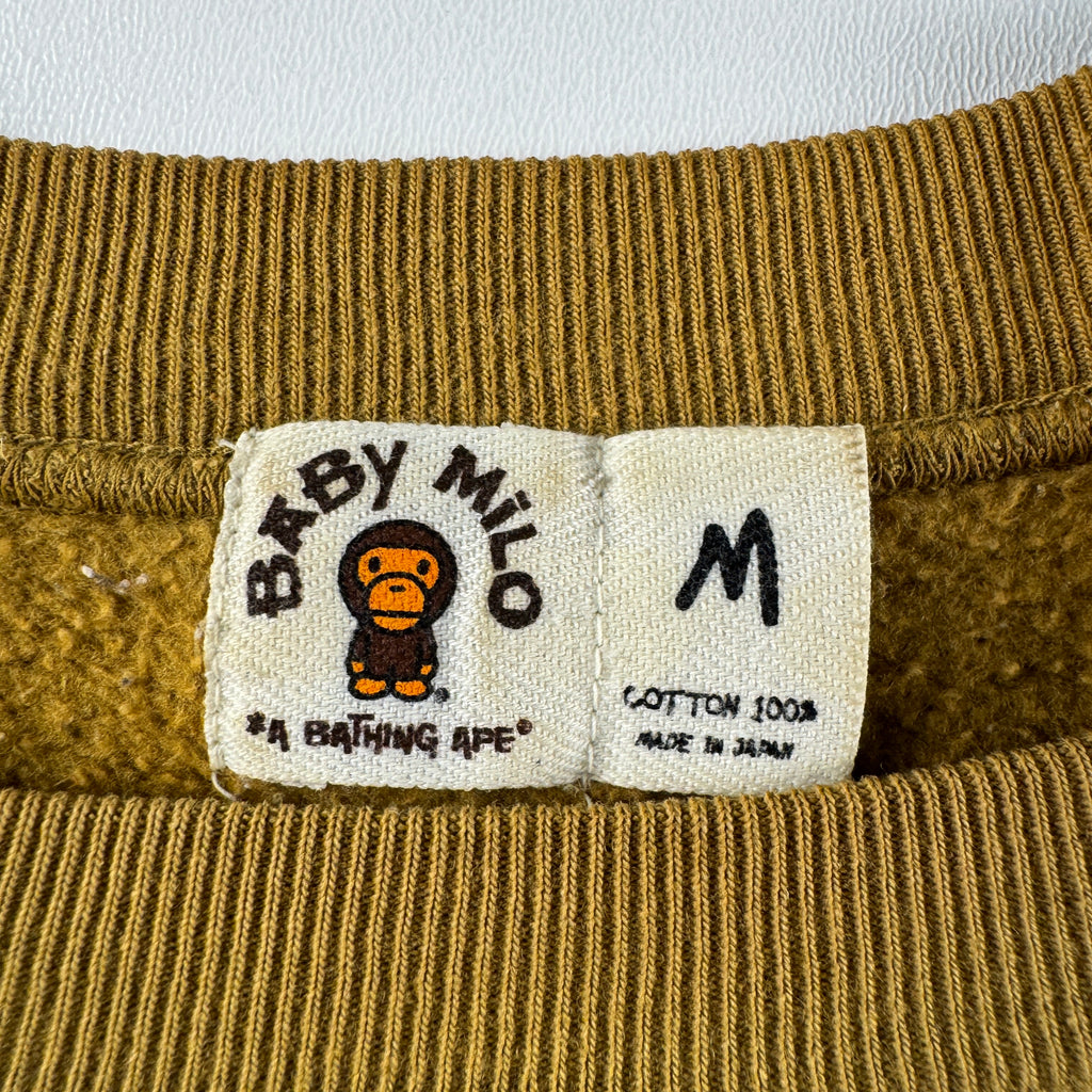 BAPE Baby Milo 2004 Green Short Sleeve Sweater (M)