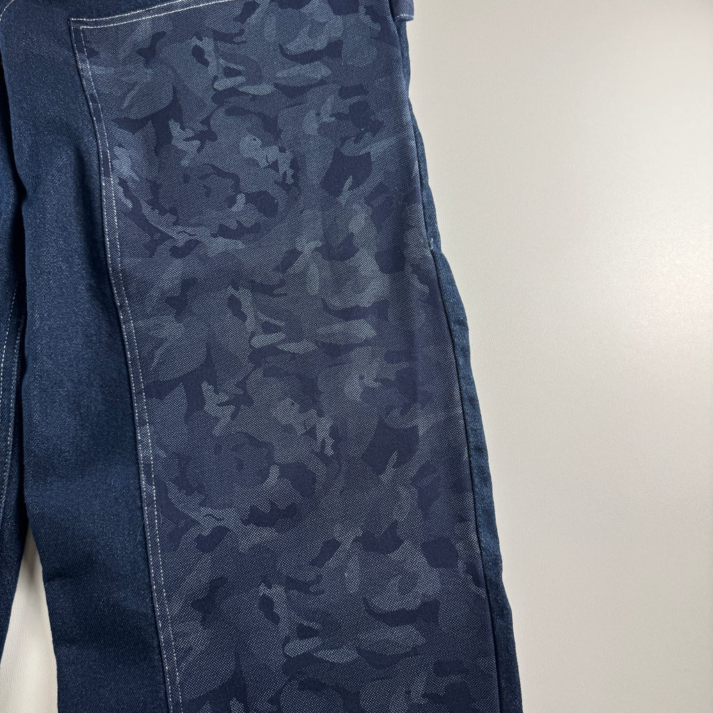Student Apathy Double Knee Blue Pants (L)