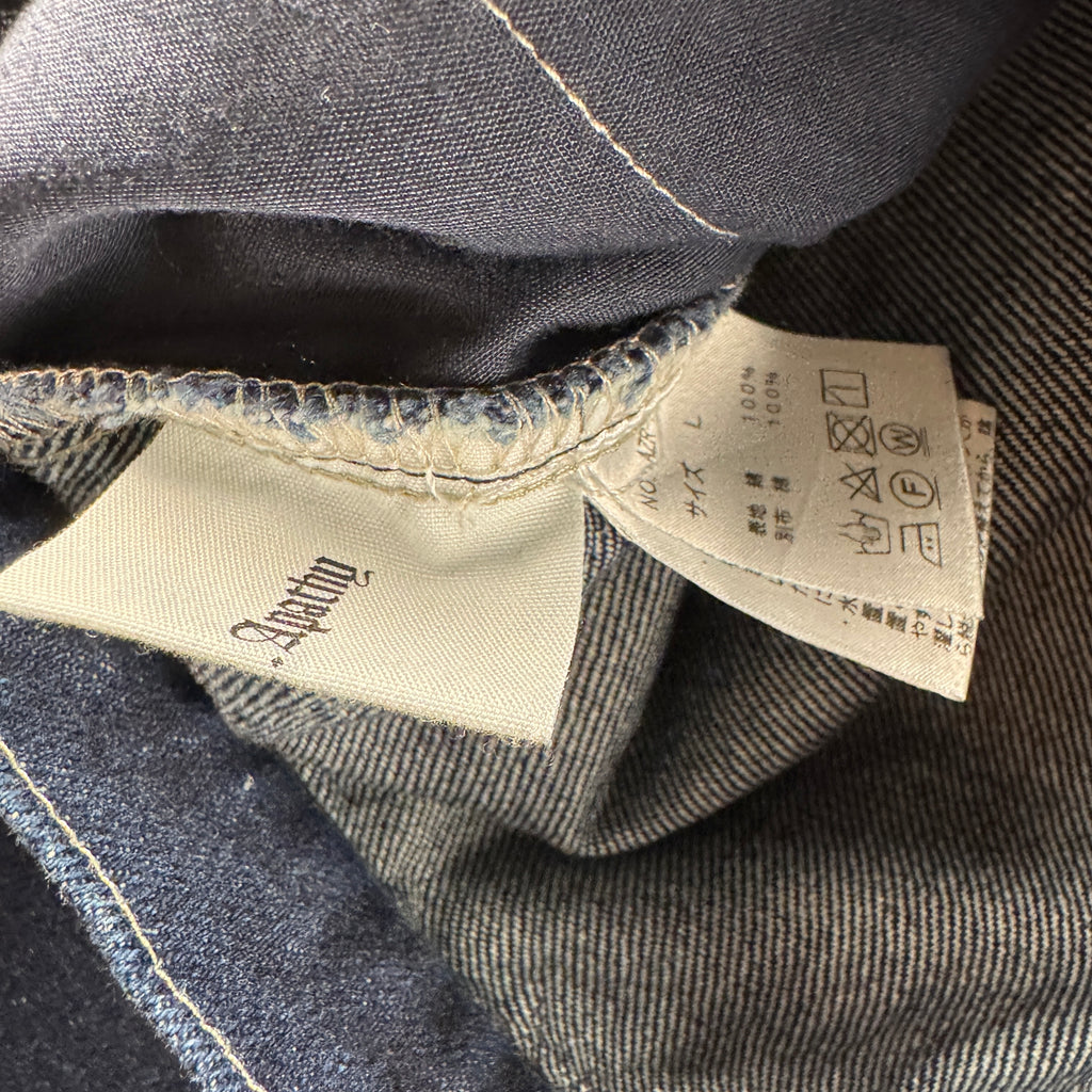 Student Apathy Double Knee Blue Pants (L)