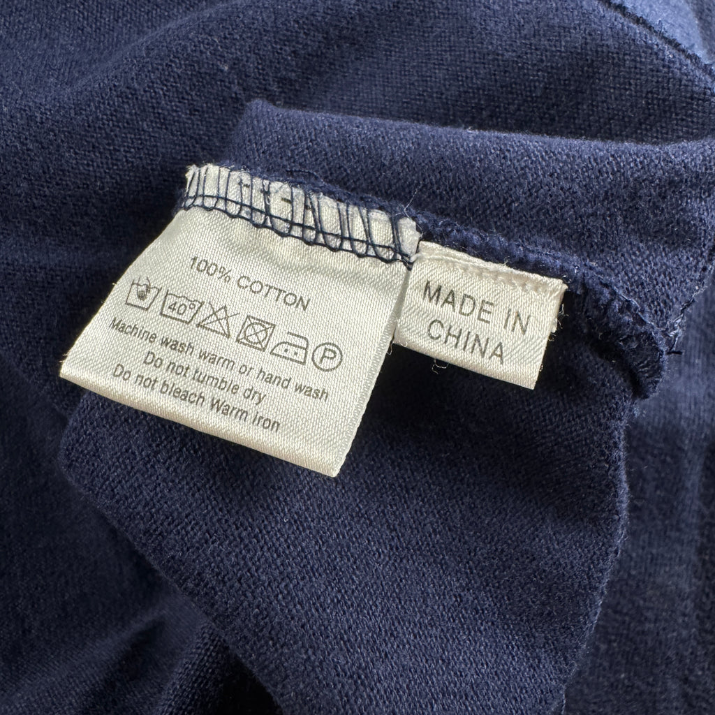 Burberry Blue Zip Up Track Sweater (M)