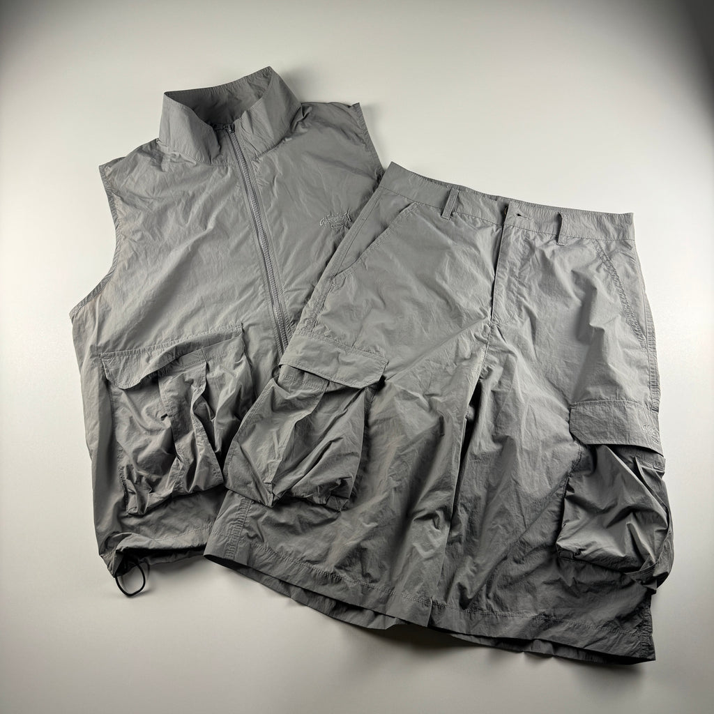 Wudge Boy Vest and Shorts Grey Set-up (M)
