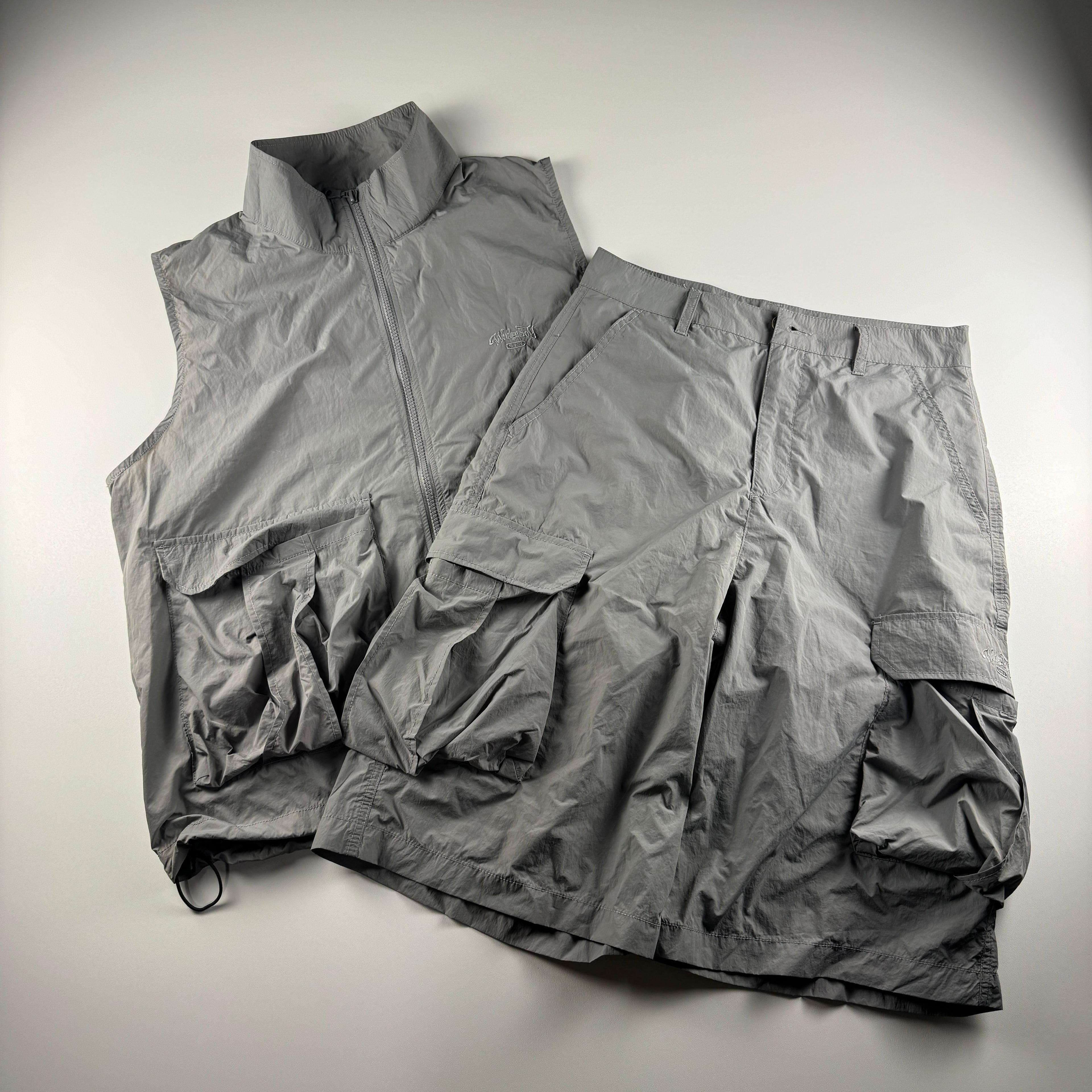 Wudge Boy Vest and Shorts Grey Set-up (M)