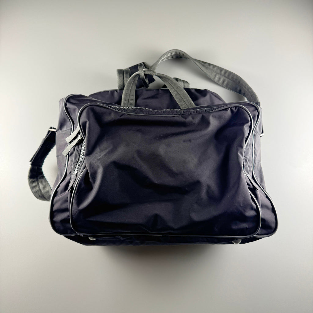 Prada Sport Nylon Black Boston Messenger Bag