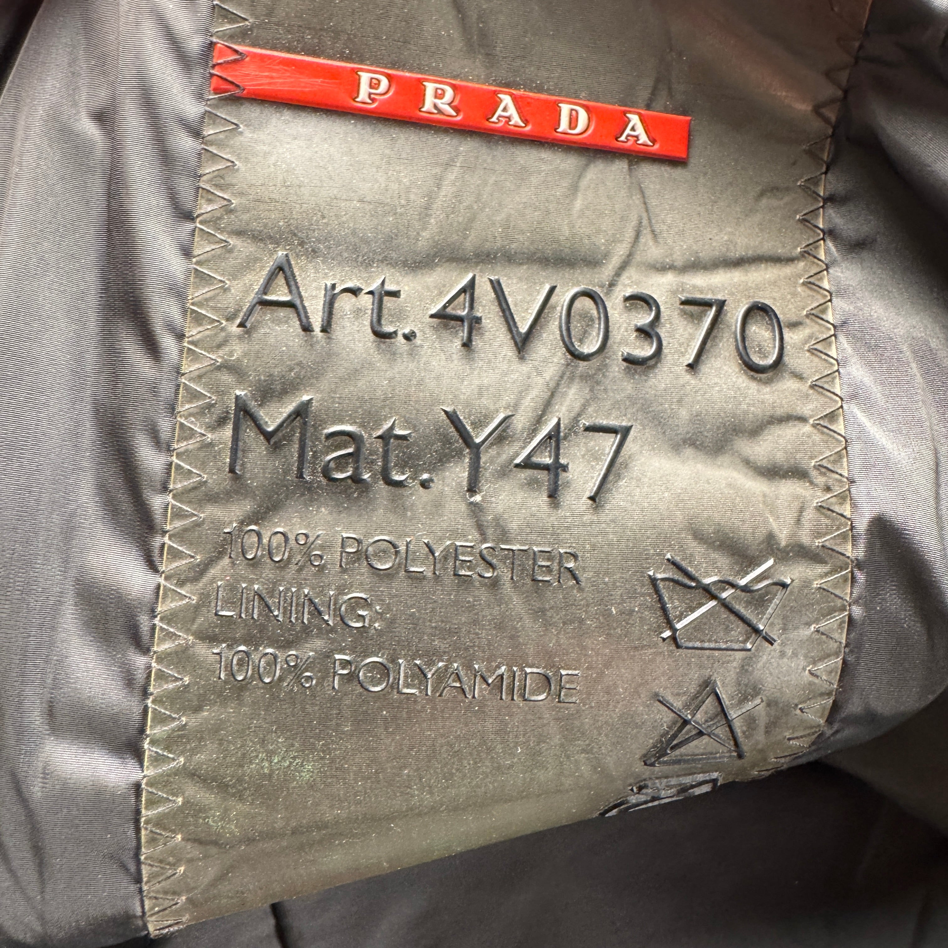 Prada Sport Nylon Black Boston Messenger Bag