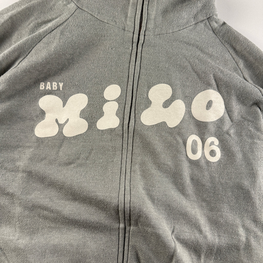 BAPE Baby Milo 2006 Grey Zip Up Hoodie (S)